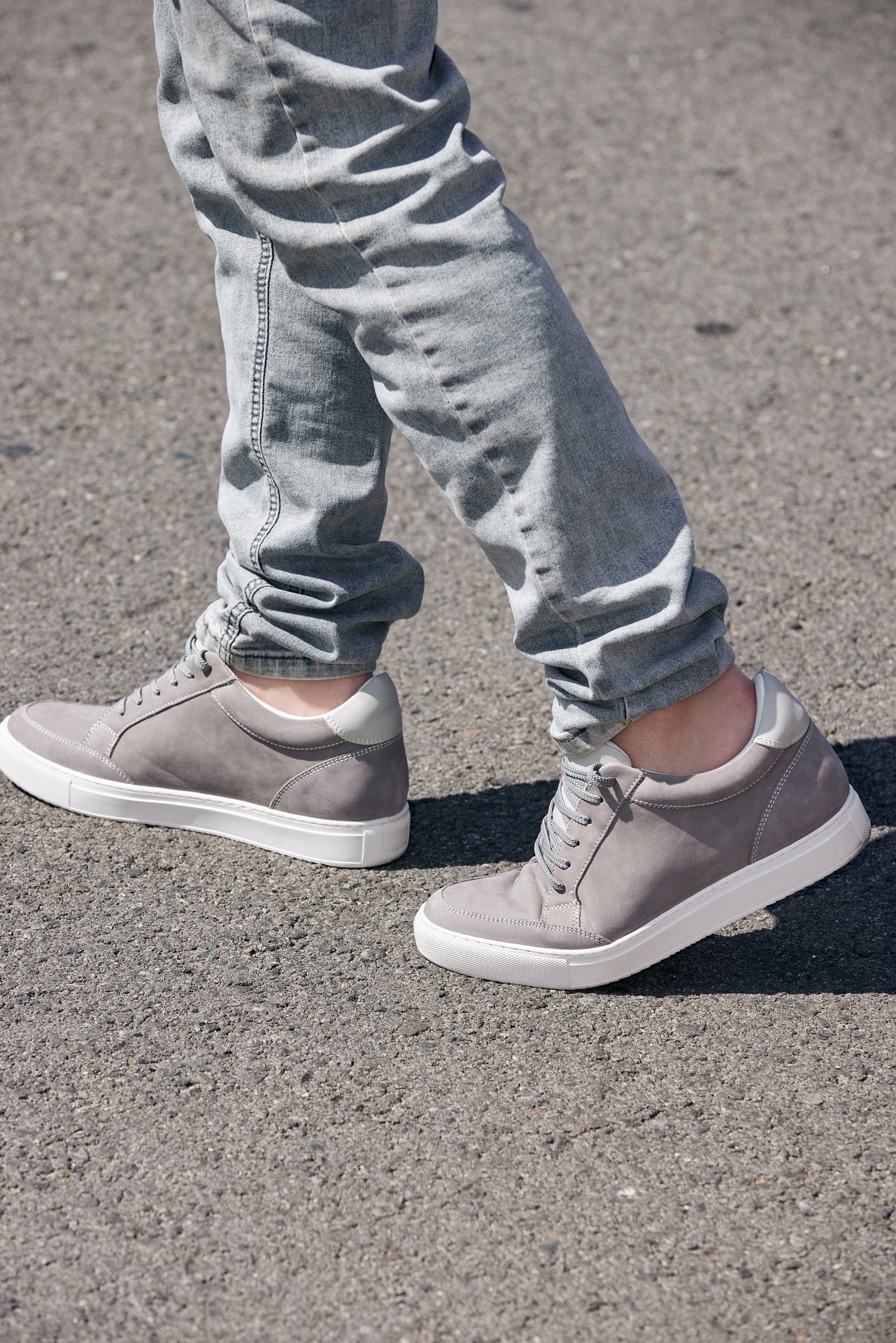 J1855 - 2.6 Inches Taller (Grey) - Men's Sneakers - Image 9