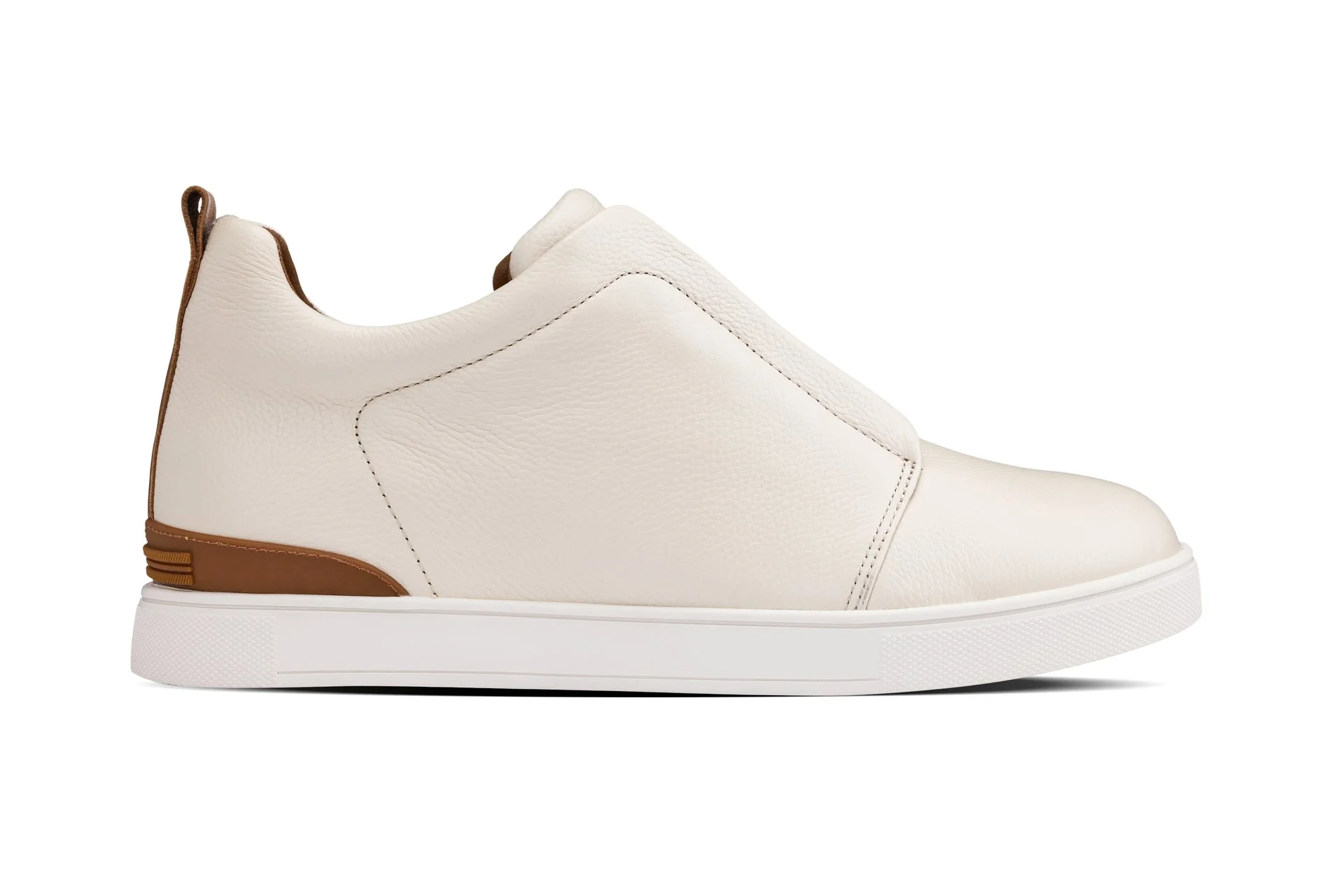 J1933 - 2.6 Inches Taller (Off-White) - Slip-On Men's Snoafers - Image 2