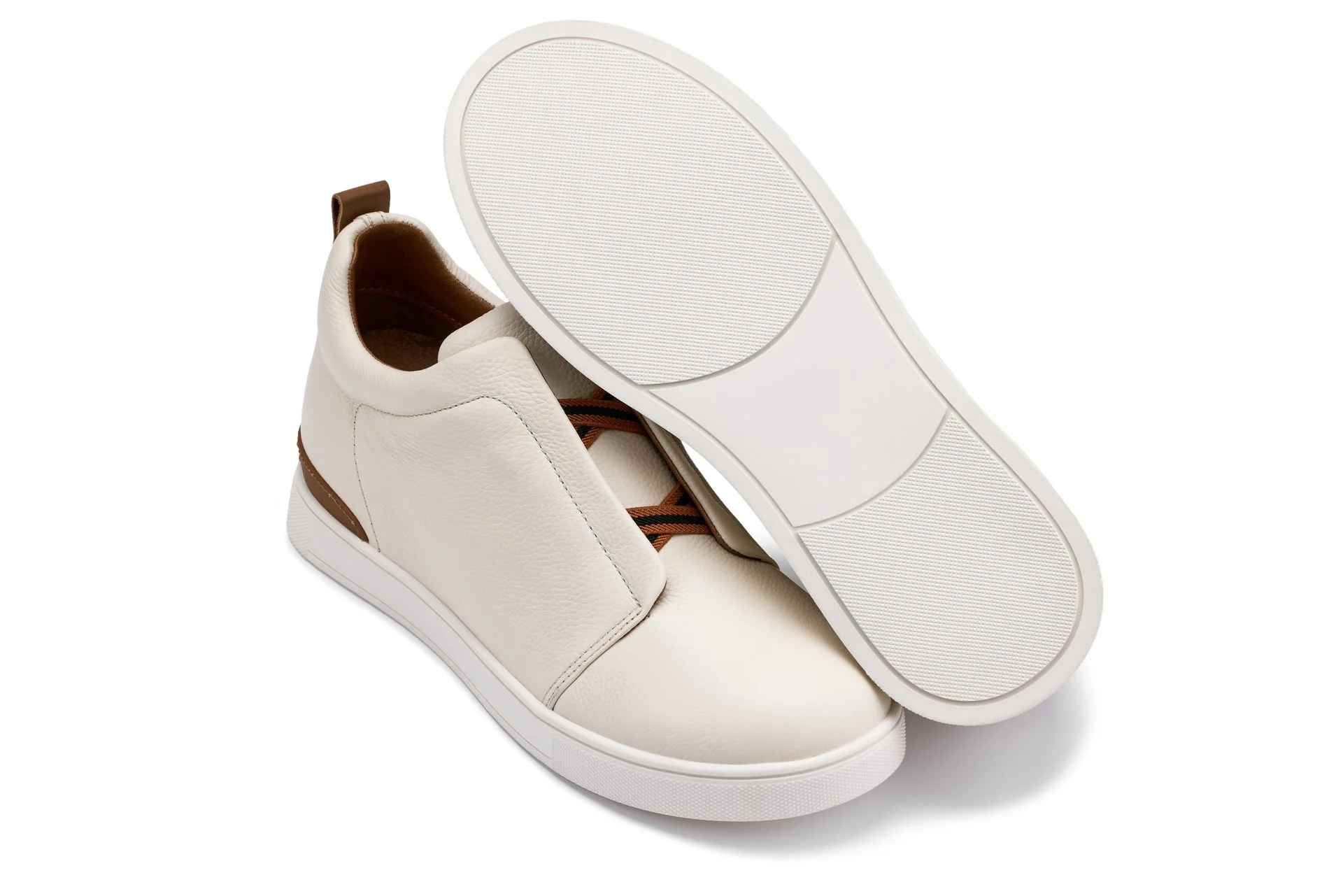 J1933 - 2.6 Inches Taller (Off-White) - Slip-On Men's Snoafers - Image 6