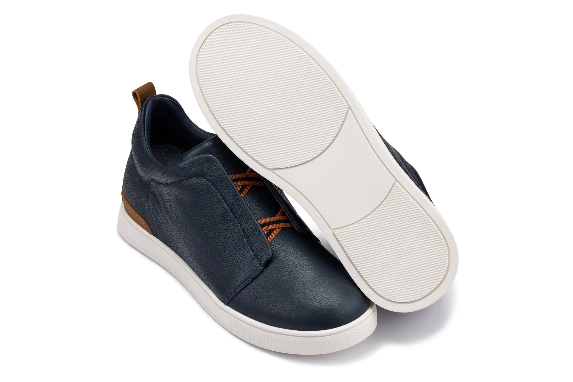 J1934  - 2.6 Inches Taller (Navy) - Slip-On Men's Snoafers - Image 6