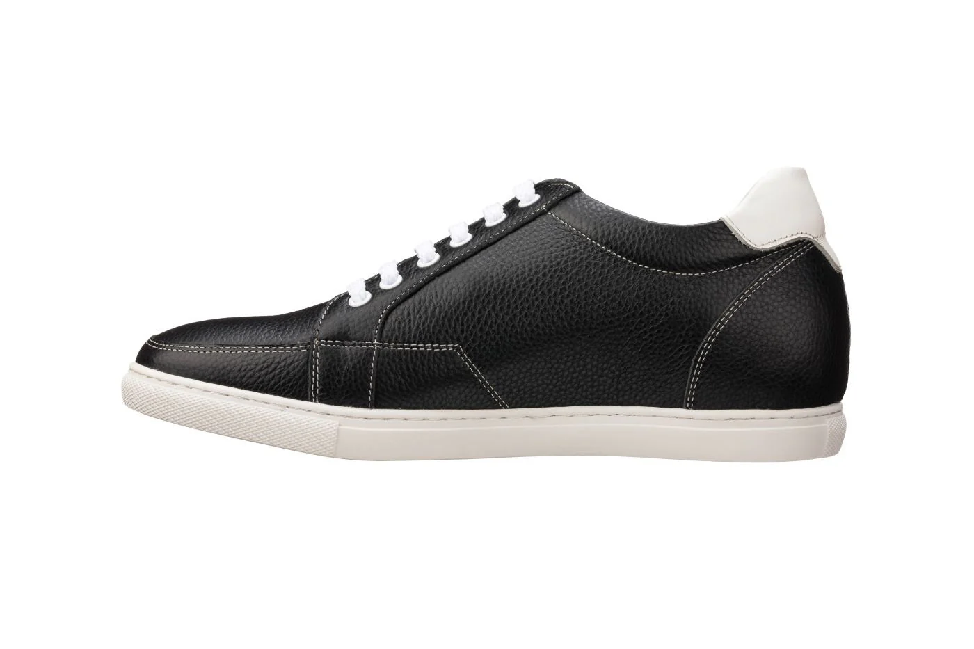 K0081 - 2.5 Inches Taller (Black/White) - Men's Sneakers - Image 3