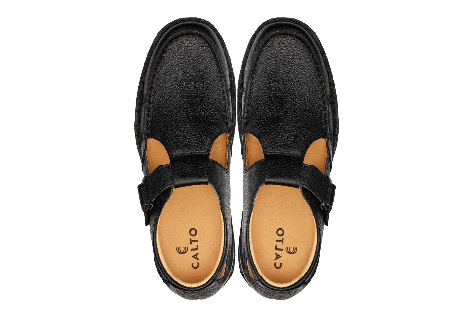 K0751 - 2.8 Inches Taller (Black) - Lightweight Casual Fisherman Sandal - Image 4