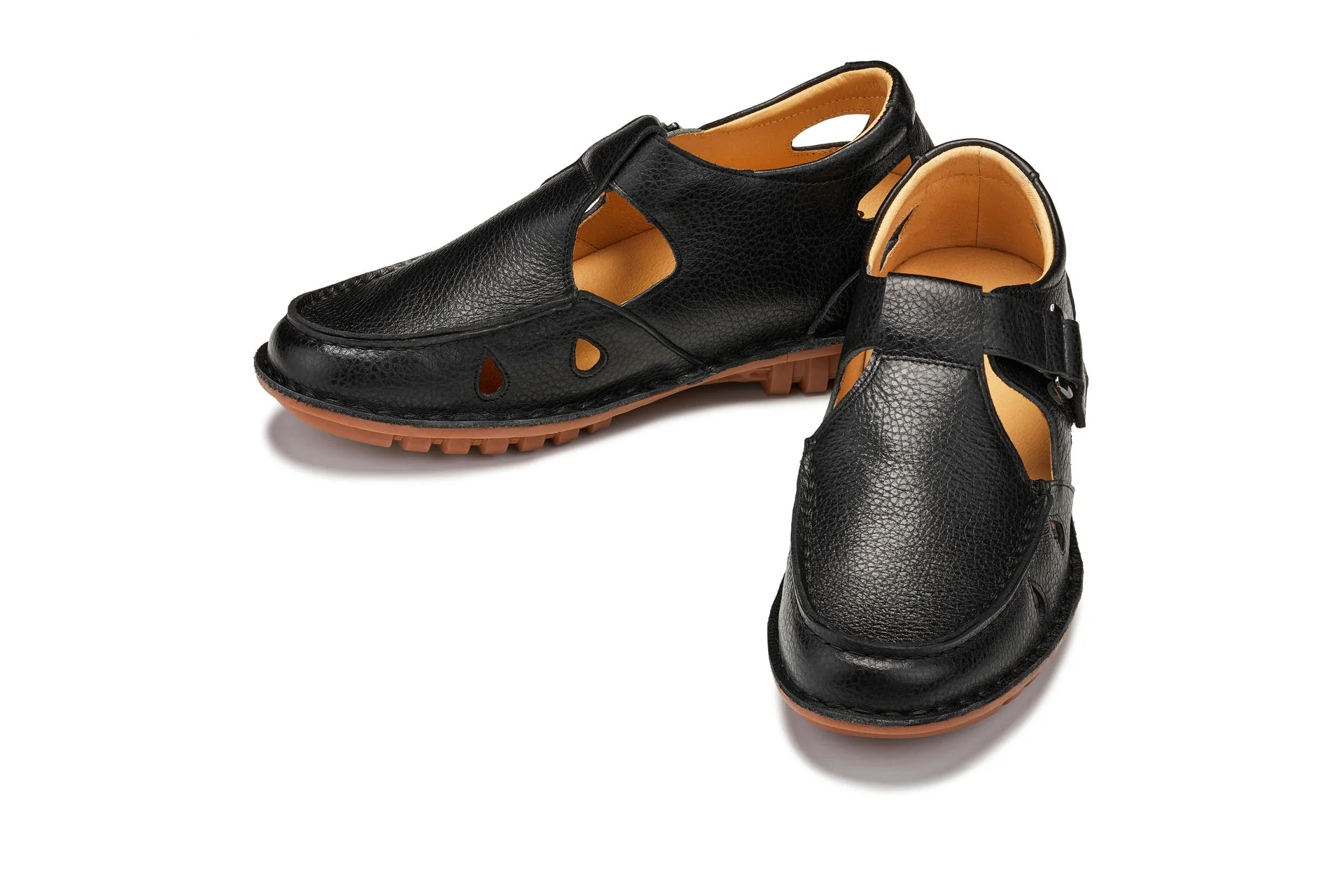 K0751 - 2.8 Inches Taller (Black) - Lightweight Casual Fisherman Sandal - Image 5