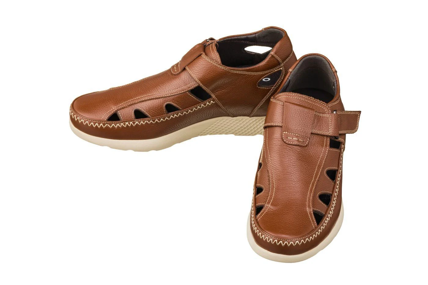 K2133 - 2.8 Inches Taller (Brown) - Fisherman Sandal Lightweight - Image 4