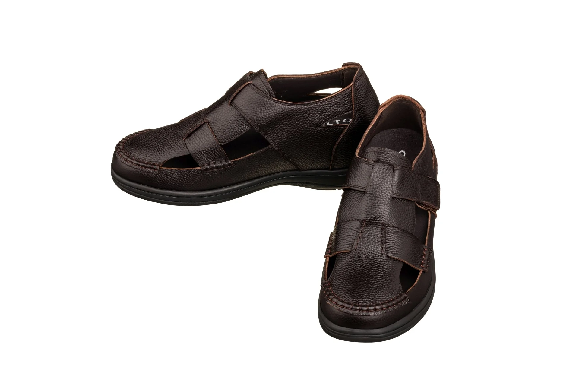 K2662 - 3.2 Inches Taller (Dark Brown) - Casual Fisherman Sandal - Image 5
