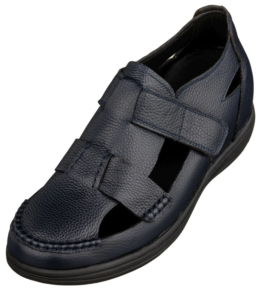 K2663 - 3.2 Inches Taller (Navy Blue) - Casual Fisherman Sandal - Image 2
