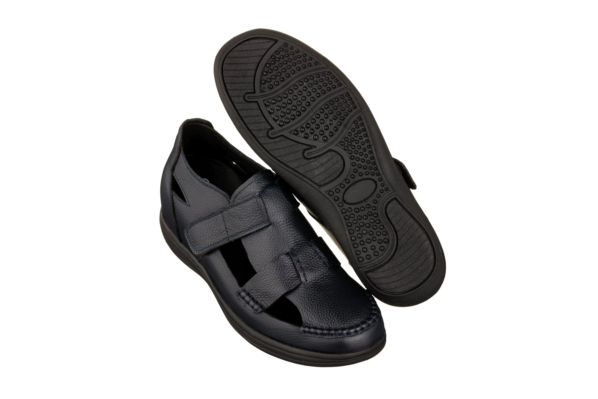 K2663 - 3.2 Inches Taller (Navy Blue) - Casual Fisherman Sandal - Image 6