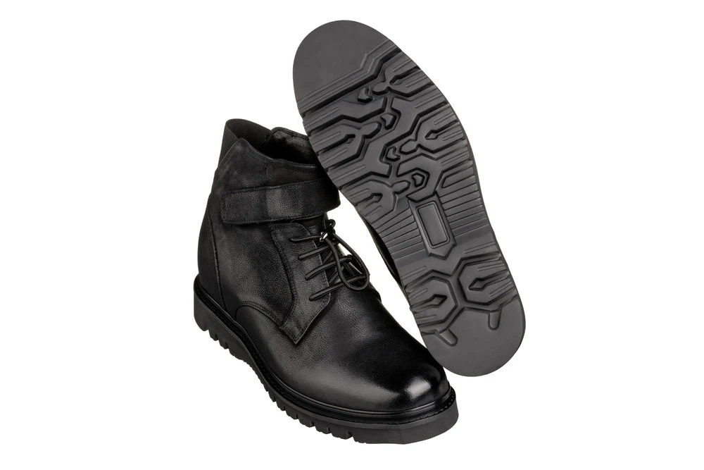 K83114 - 3.2 Inches Taller (Black) - Casual Men's Boots - Image 5