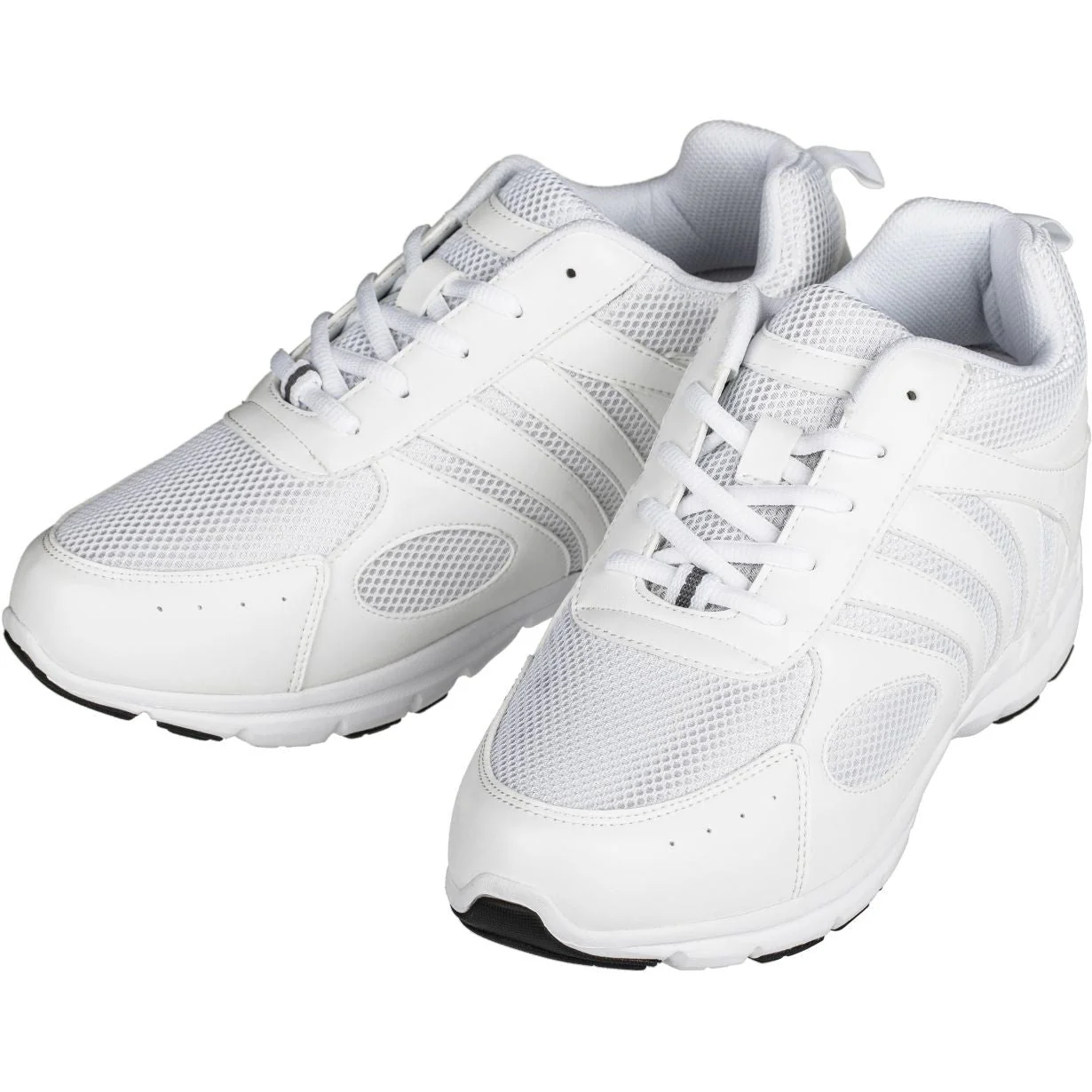 G3303 - Light White Elevator Men's Sneakers - Three Inches - Image 4
