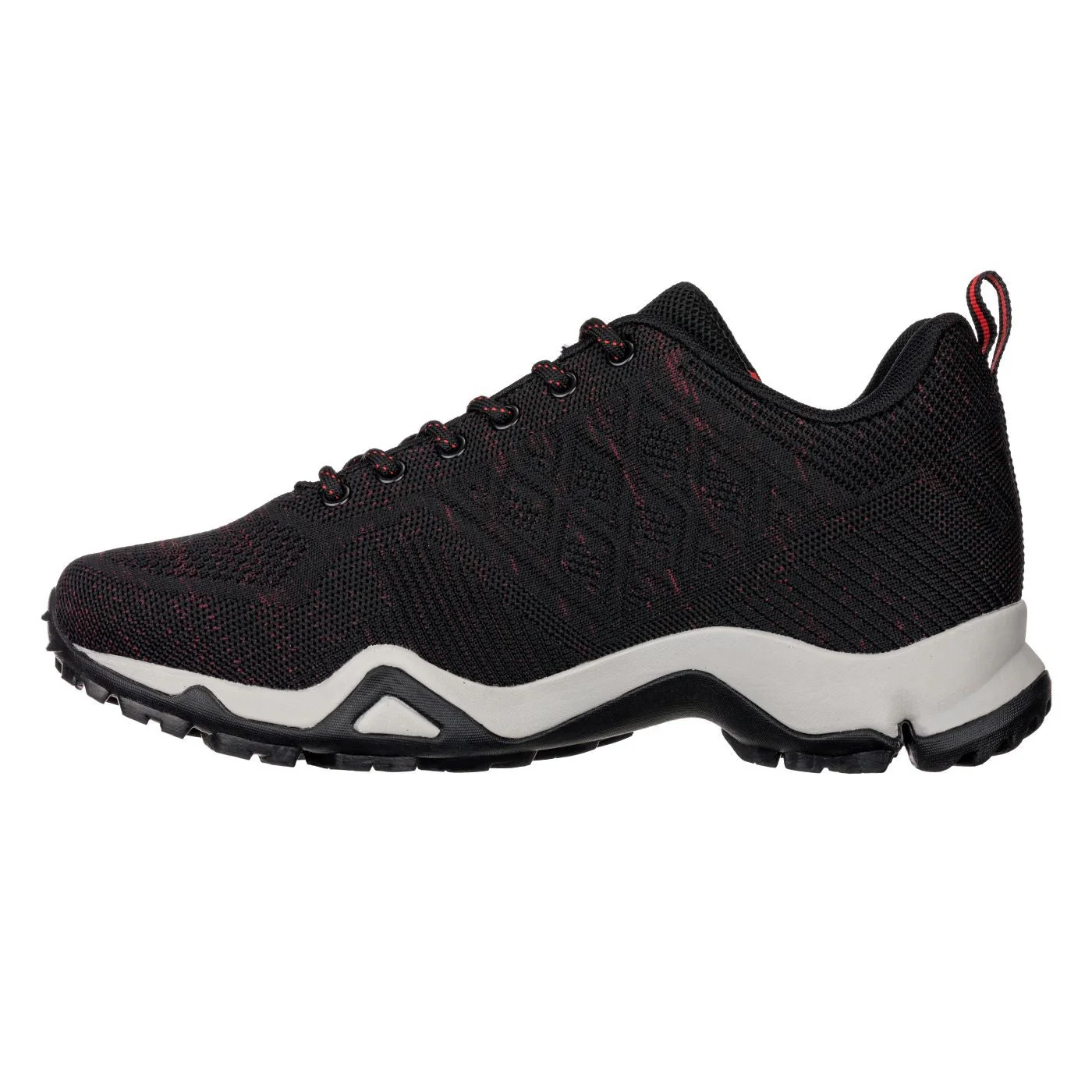 Q103 - 2.4 Inches Taller (Black/Red) - Super Lightweight Men's Sneakers - Image 2