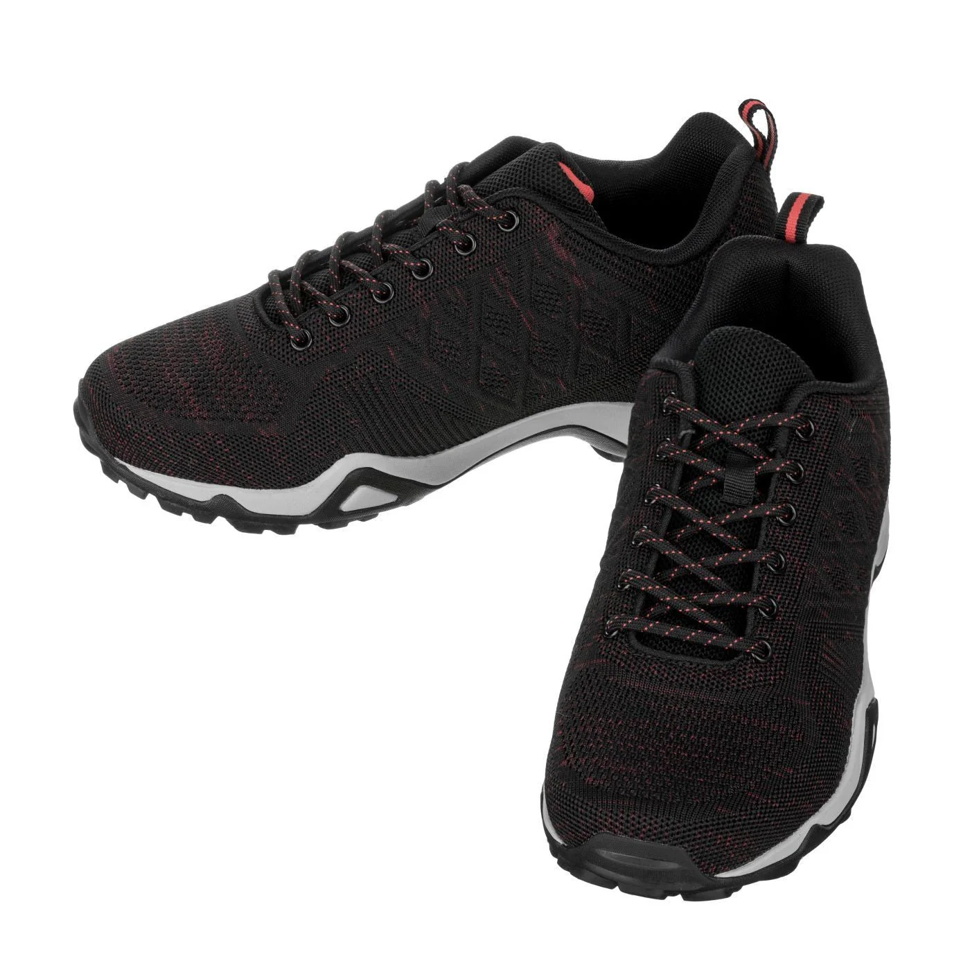 Q103 - 2.4 Inches Taller (Black/Red) - Super Lightweight Men's Sneakers - Image 4
