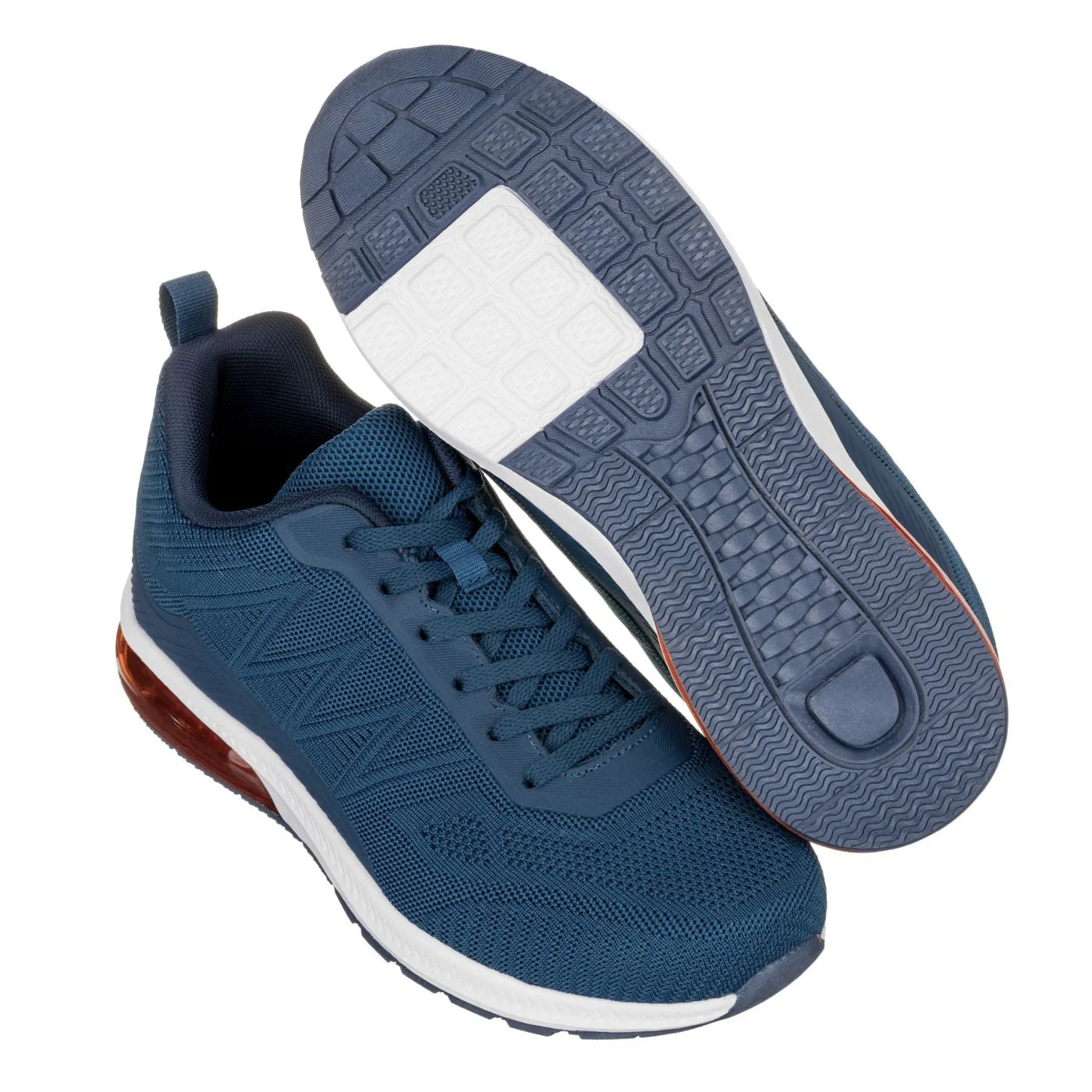 Q230 - 2.4 Inches Taller (Navy/Red) - Super Lightweight Men's Sneakers - Image 5