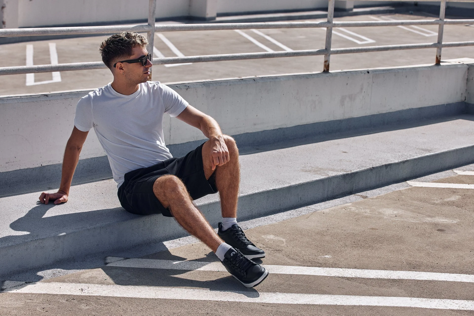 Q271 - 2 Inches Taller (Black Noir) - Elevated Leatherette Micro-Perforated Men's Sneakers - Image 8