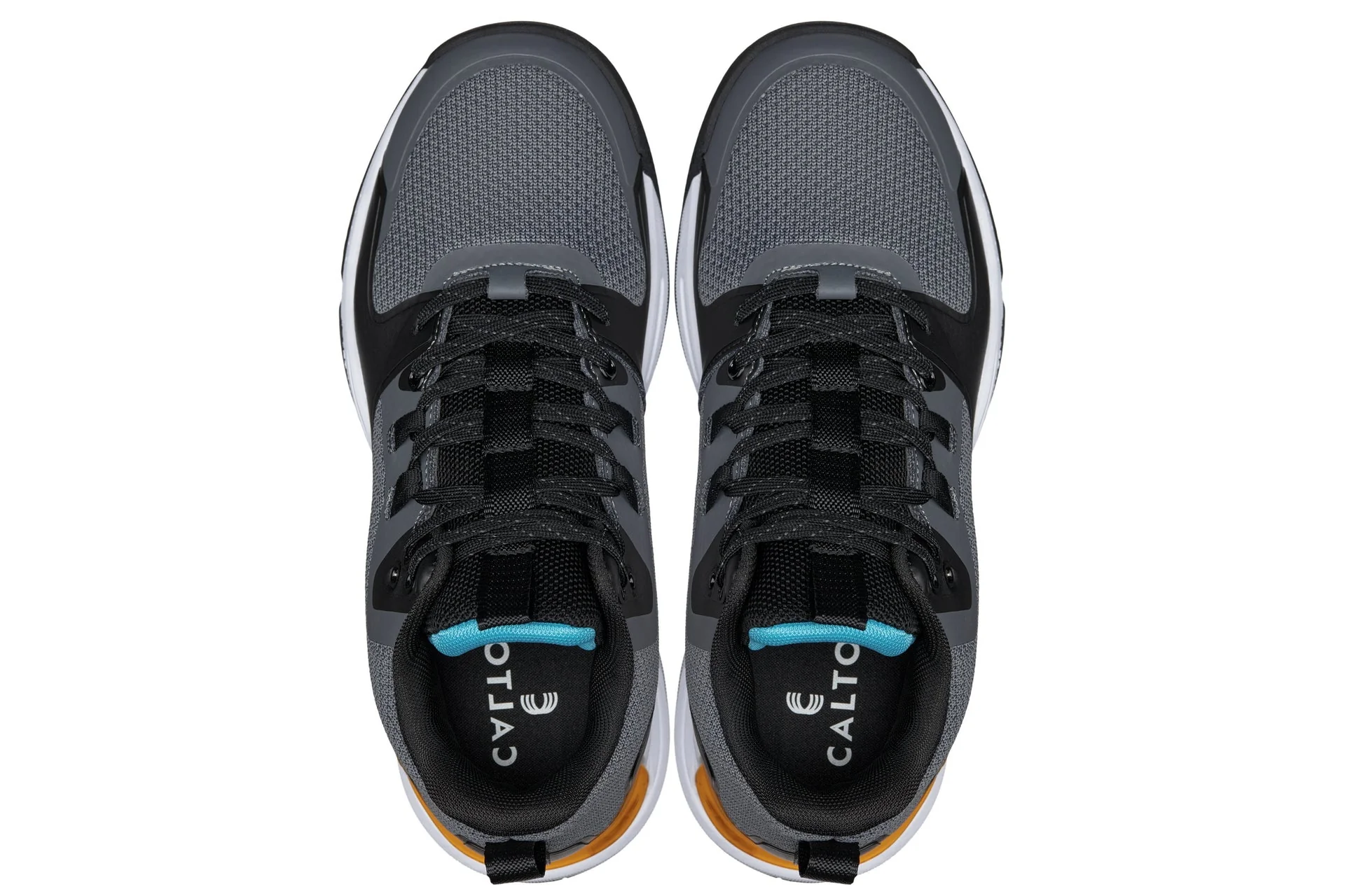 Q392 - 3 Inches Taller (Gray/Orange) - Basketball High-Top Men's Sneakers - Image 4