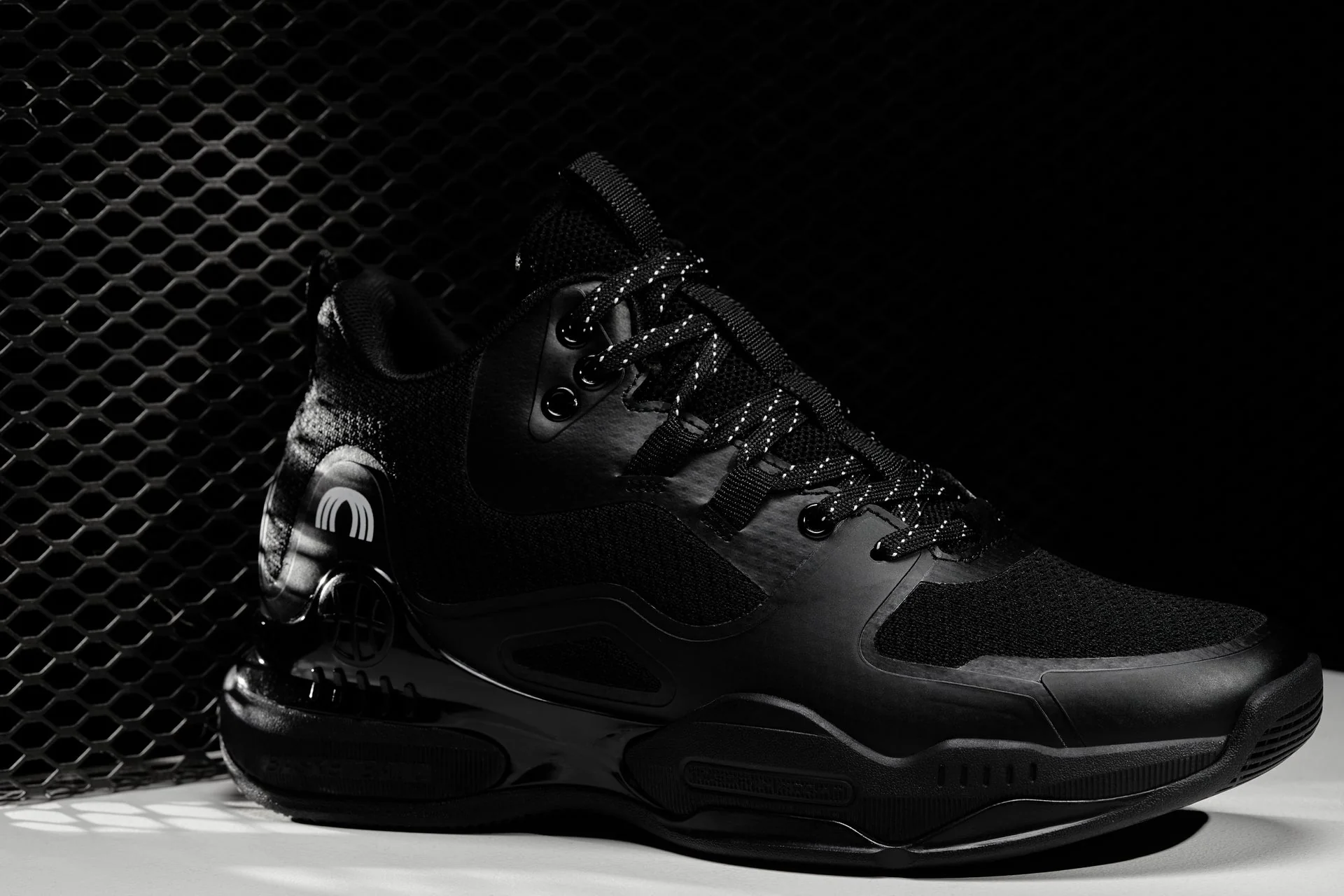 Q393 - 3 Inches Taller (Black) - Basketball High-Top Men's Sneakers - Image 7