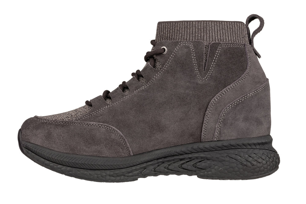 S23203 - 3 Inches Taller (Dark Brown) - Men's Sneakers - Image 3