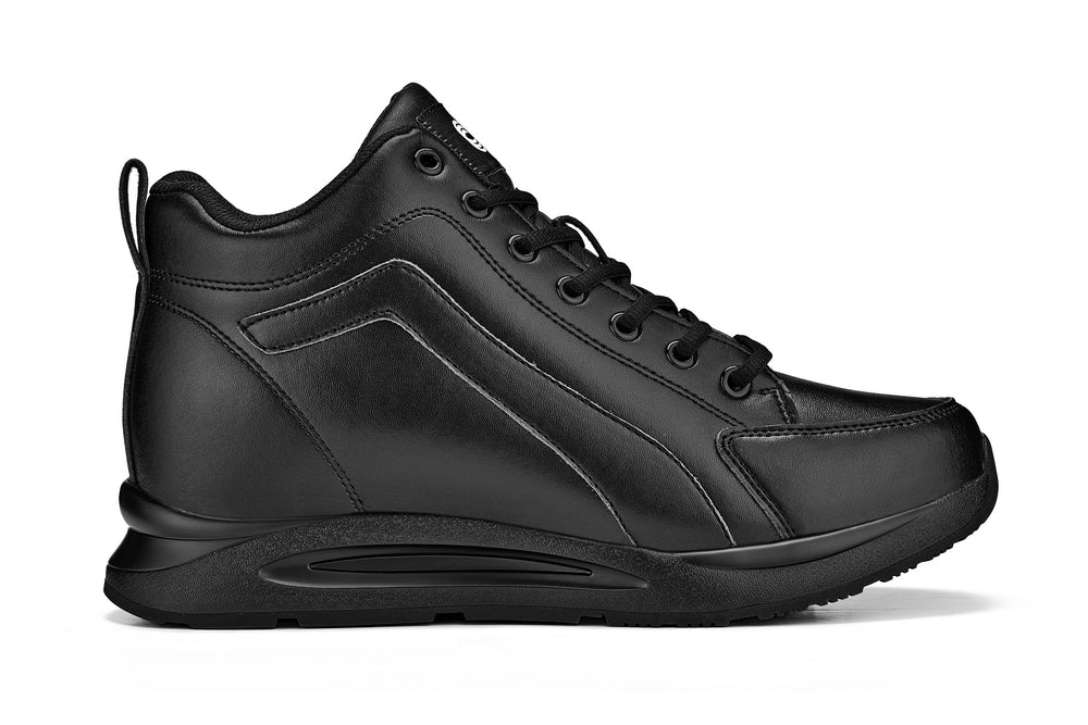 S23304 - 3.2 Inches Taller (Black) - Men's Sneakers - Image 2