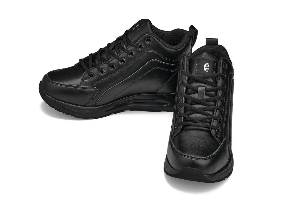 S23304 - 3.2 Inches Taller (Black) - Men's Sneakers - Image 4