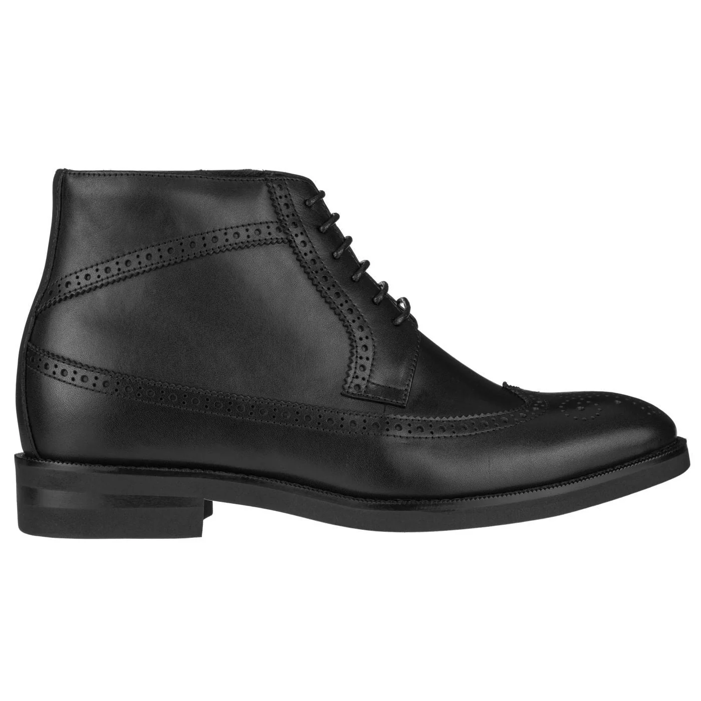 S27001 - 3.2 Inches Taller (Black) - Lightweight Men's Boots - Image 2
