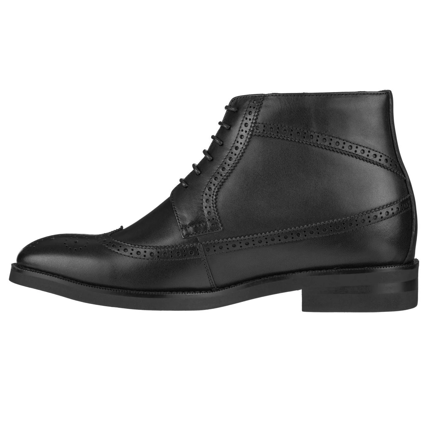 S27001 - 3.2 Inches Taller (Black) - Lightweight Men's Boots - Image 3