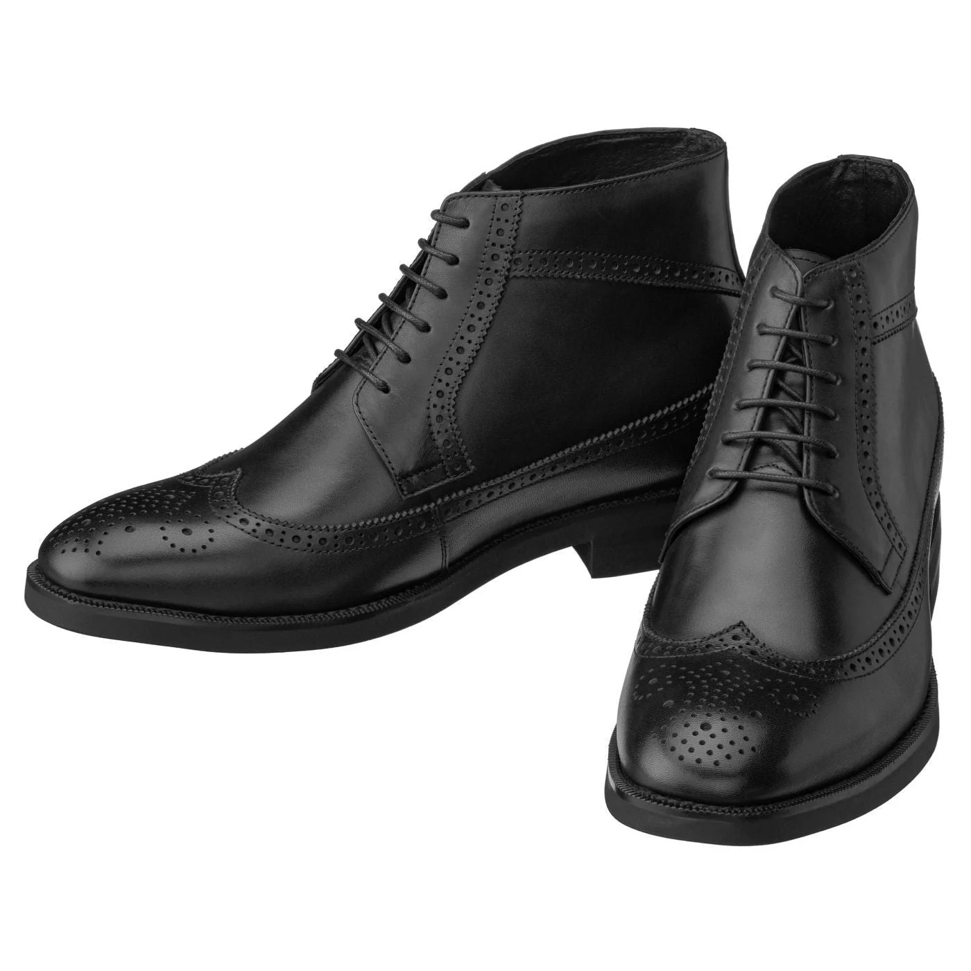 S27001 - 3.2 Inches Taller (Black) - Lightweight Men's Boots - Image 5