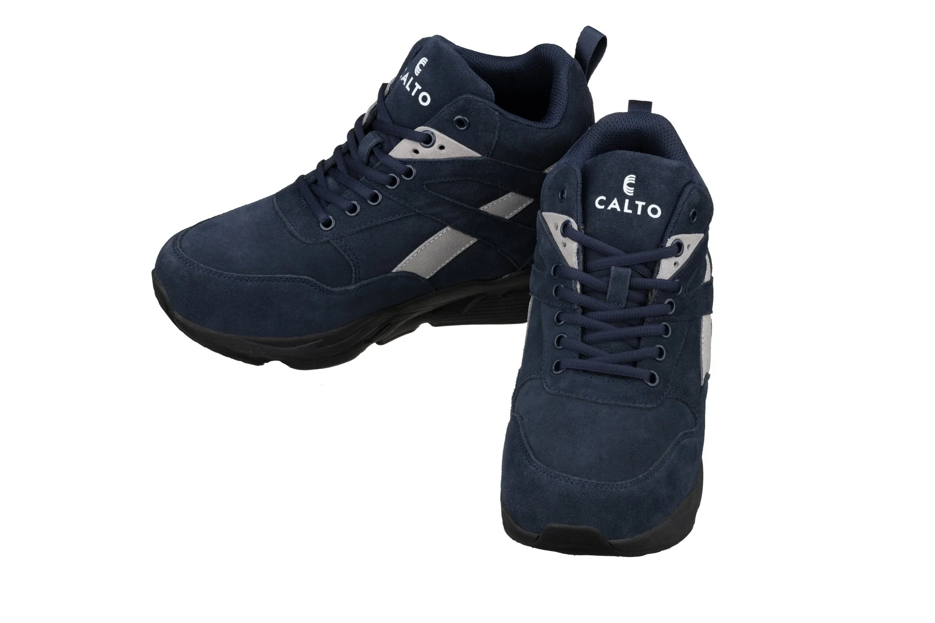 S33595 - 4 Inches Taller (Blue/Grey) - Men's Sneakers - Image 4