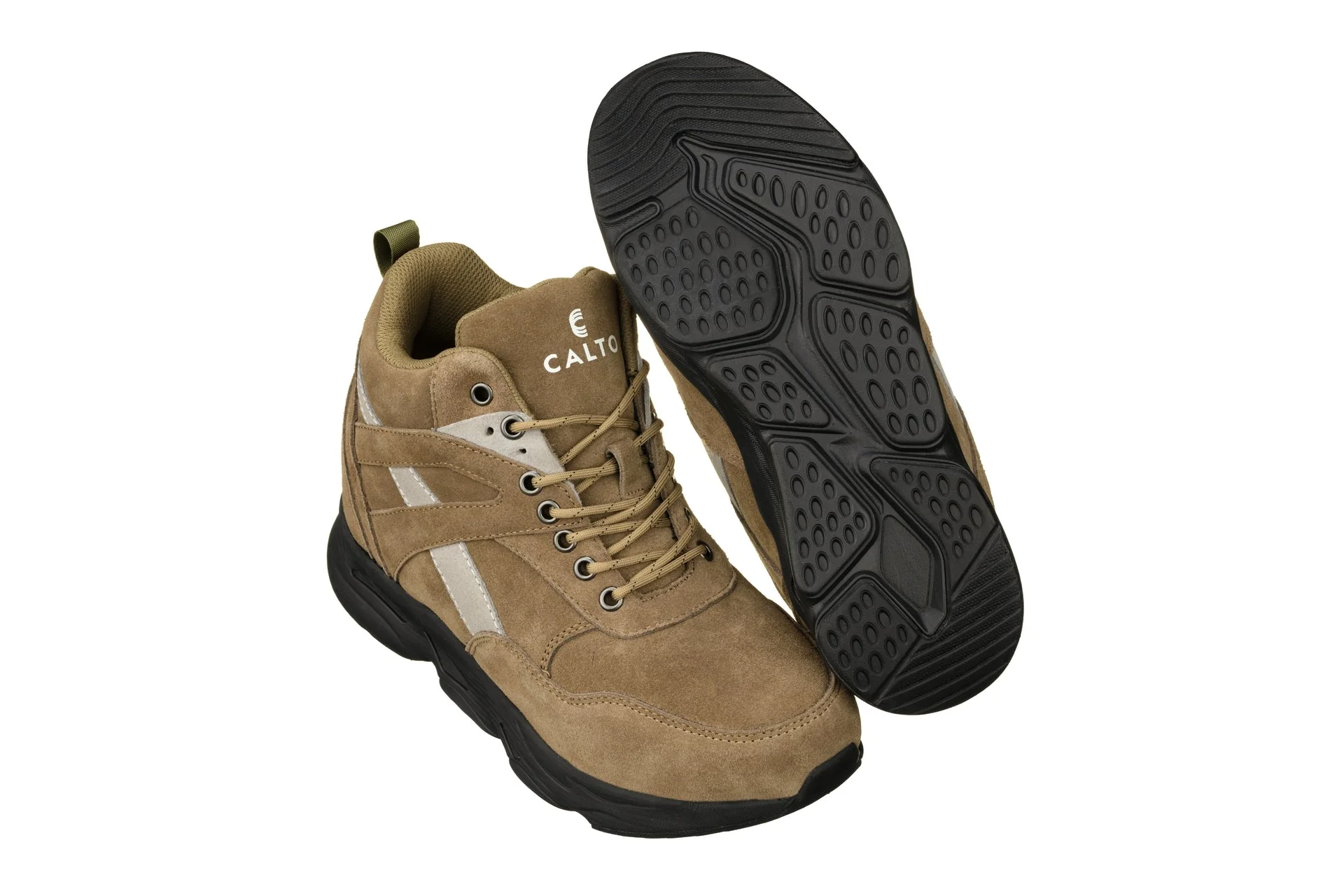 S33596 - 4 Inches Taller (Olive Green) - Men's Sneakers - Image 5
