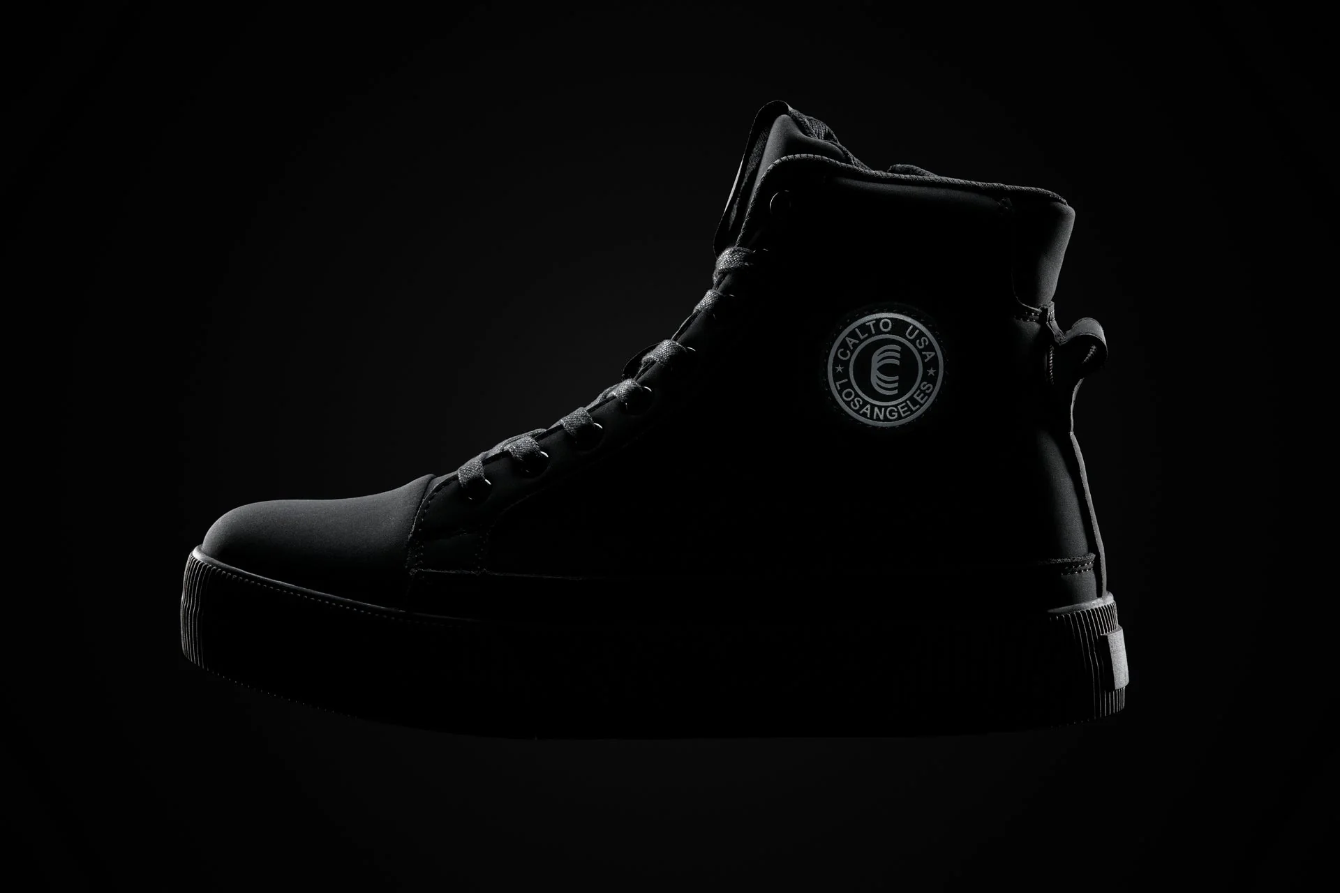 S3421 - 2.4 Inches Taller (Black) - Cap Toe High Top Zip-Up Sneaker Men's Boots - Image 7