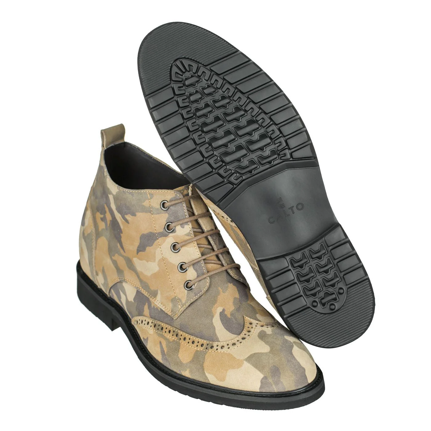 S3650 - 3.0 Inches Taller (Camo Brown) - Lightweight Men's Boots - Image 5