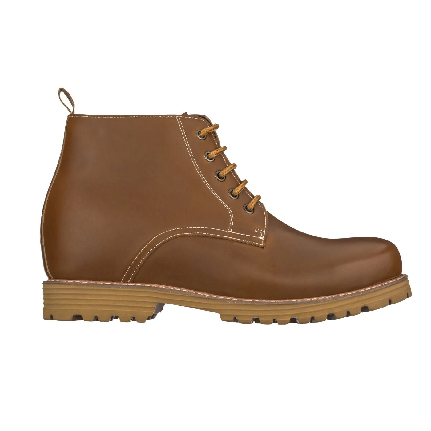 S8751 - 3.4 Inches Taller (Brown) - Men's Boots - Image 2
