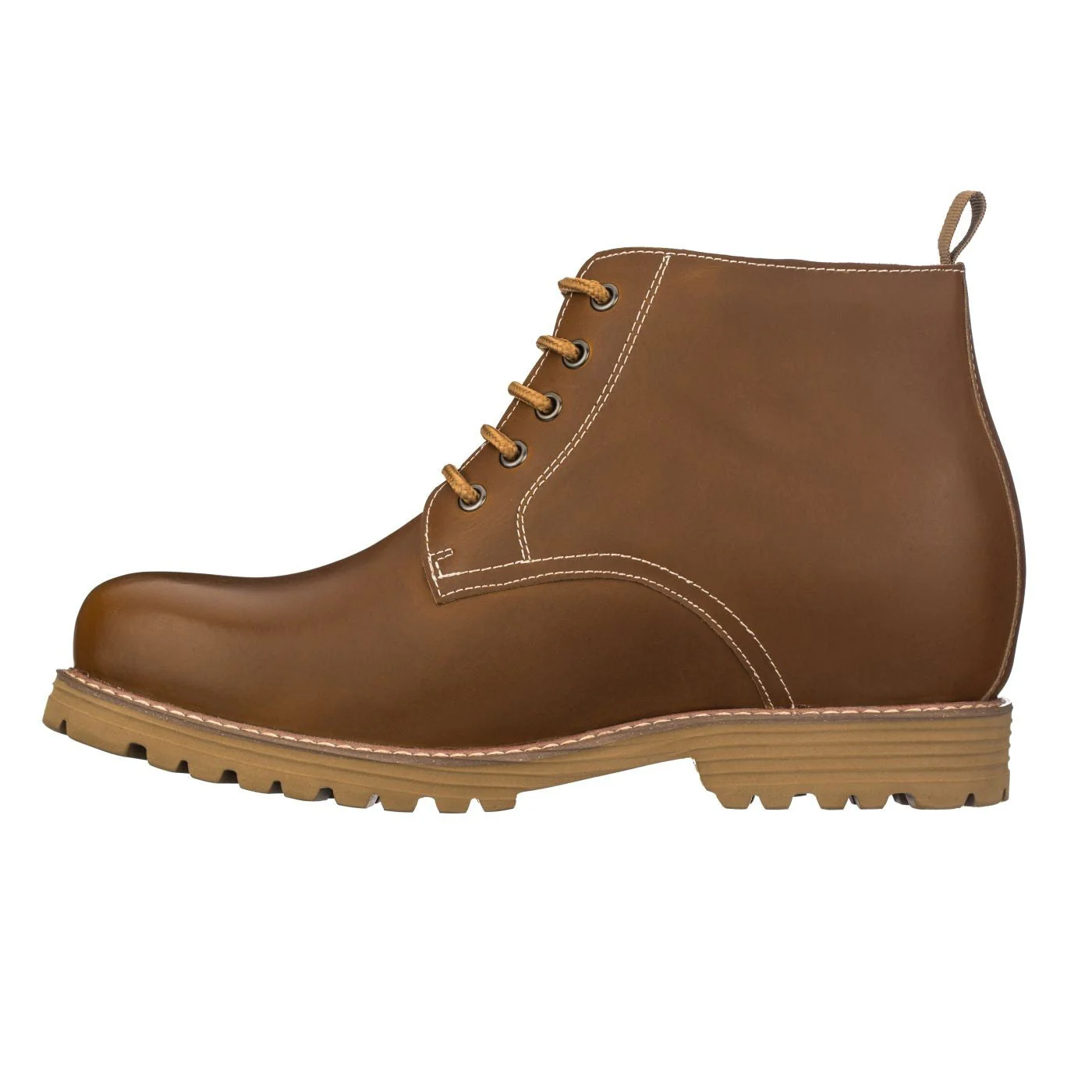 S8751 - 3.4 Inches Taller (Brown) - Men's Boots - Image 3