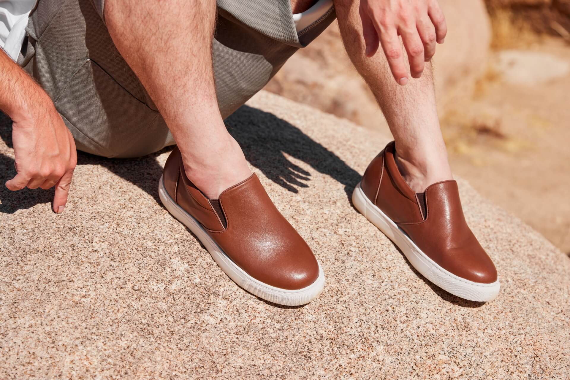 T1023 - 2.6 Inches Taller (Coffee Brown) - Lightweight Nappa Leather Men's Loafer - Image 10