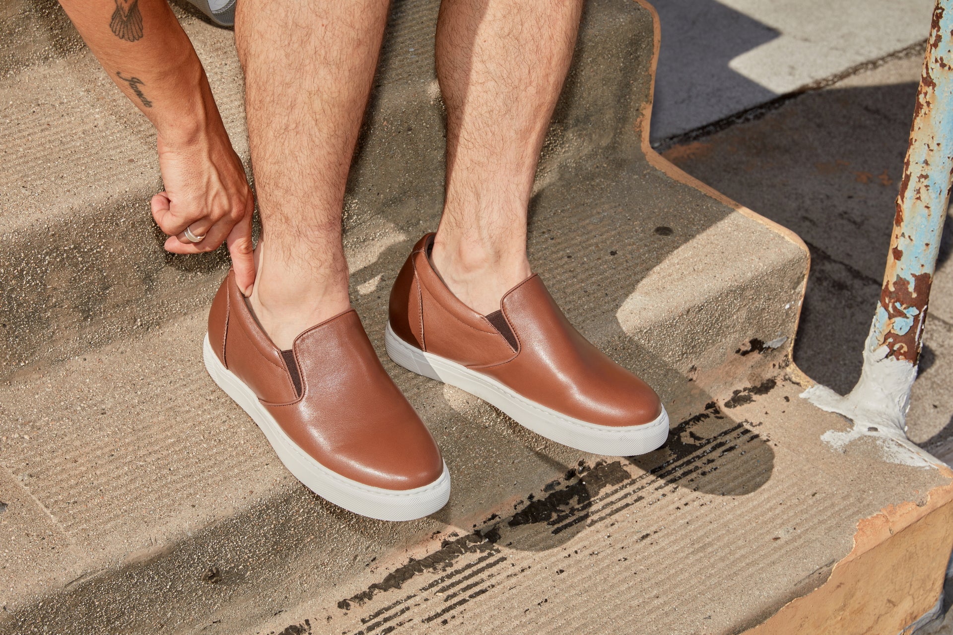 T1023 - 2.6 Inches Taller (Coffee Brown) - Lightweight Nappa Leather Men's Loafer - Image 11