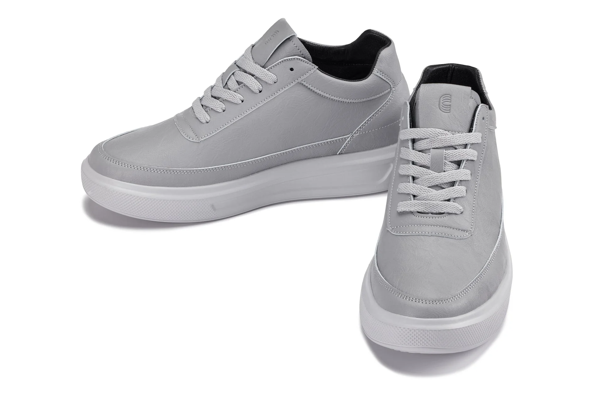 X1648 - 2.8 Inches Taller (Pewter Grey) - Lightweight Men's Sneakers - Image 5