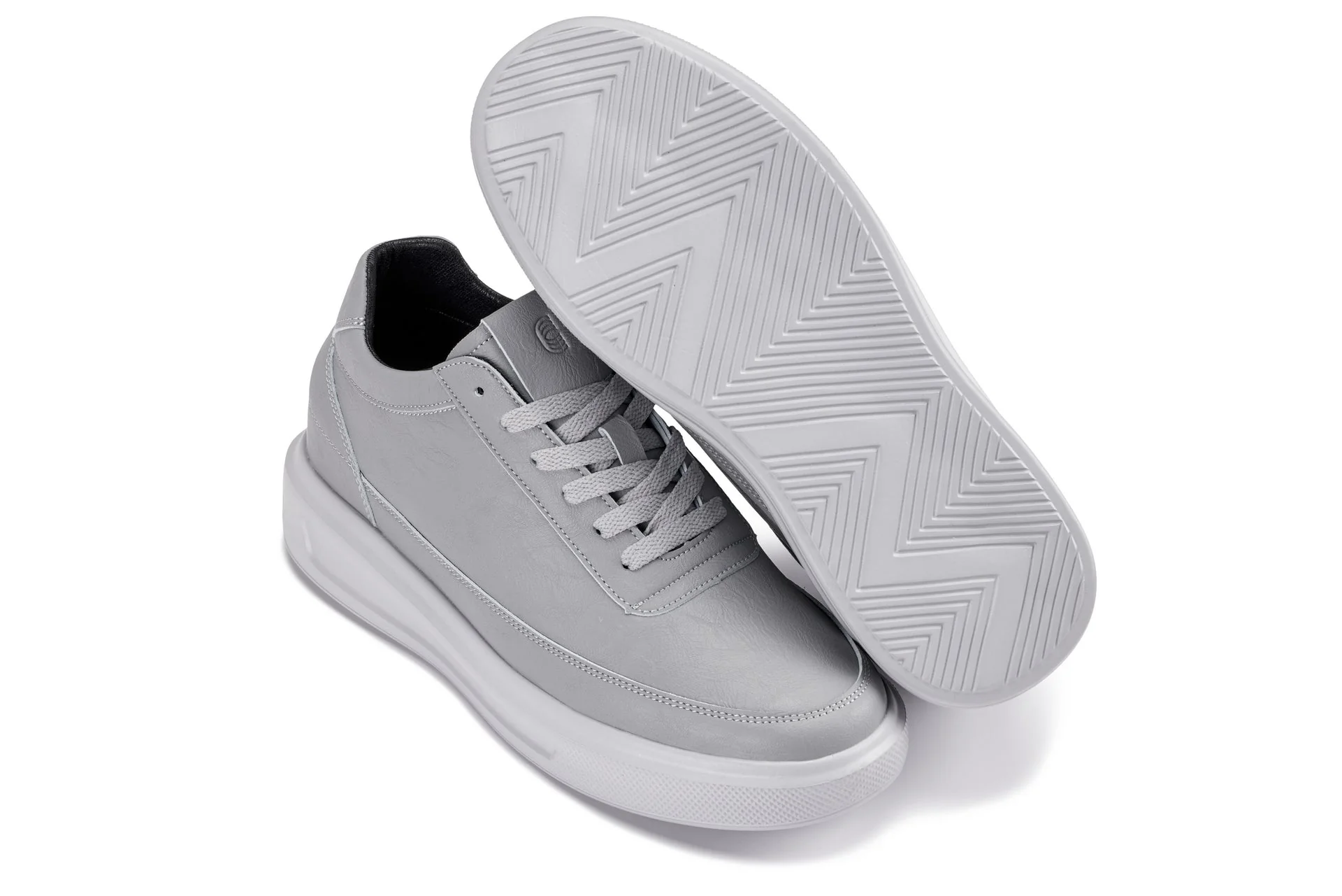 X1648 - 2.8 Inches Taller (Pewter Grey) - Lightweight Men's Sneakers - Image 6