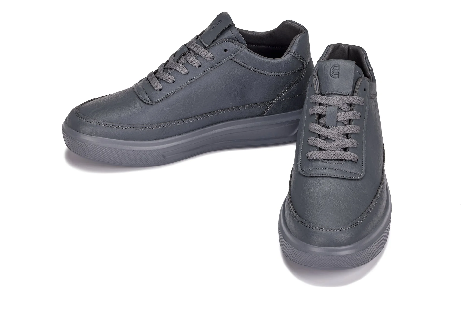 X1649 - 2.8 Inches Taller (Iron Grey) - Lightweight Men's Sneakers - Image 5