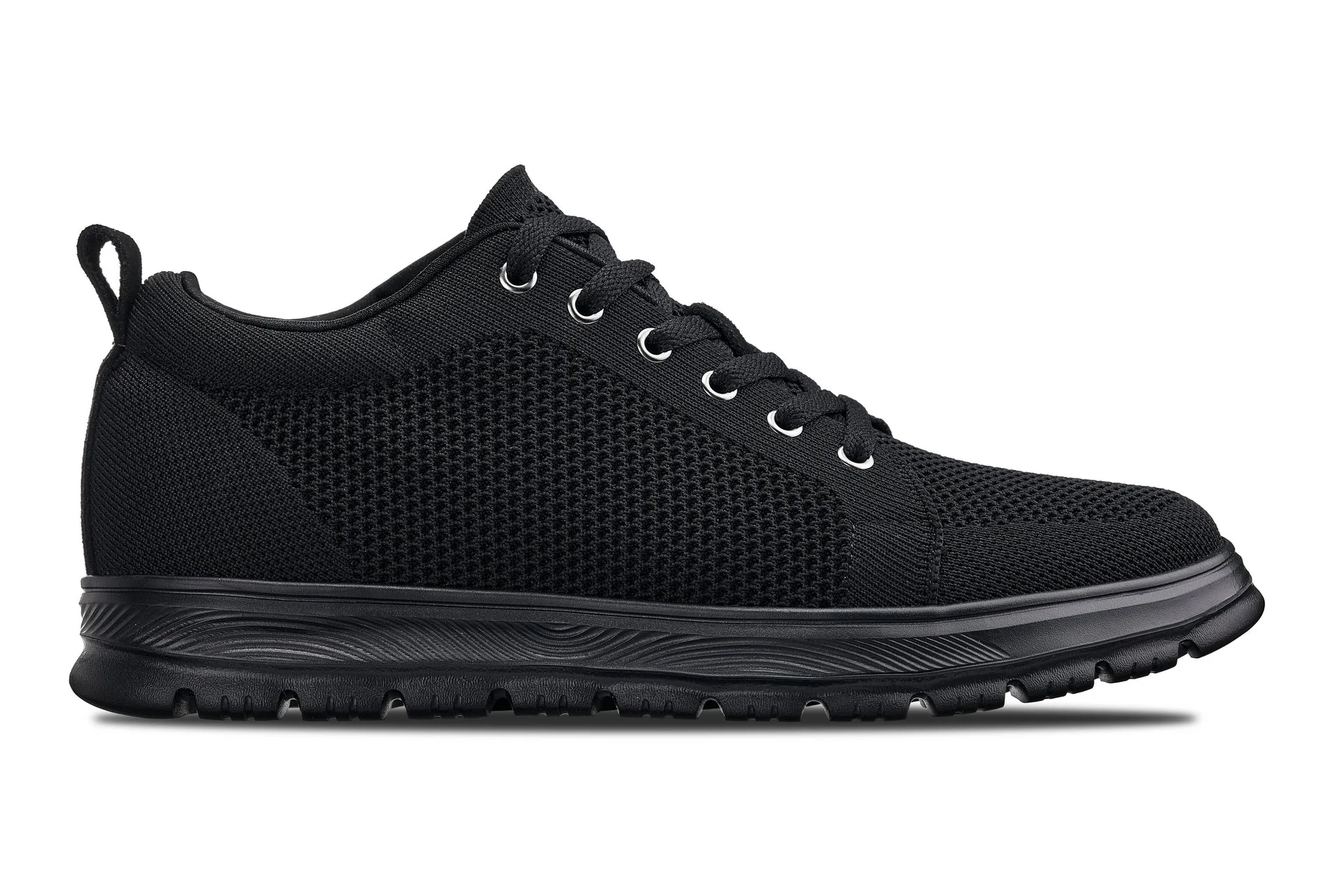 X2320 - 2.4 Inches Taller (Black/Black Sole) - Lace Up Casual Men's Sneakers - Image 2