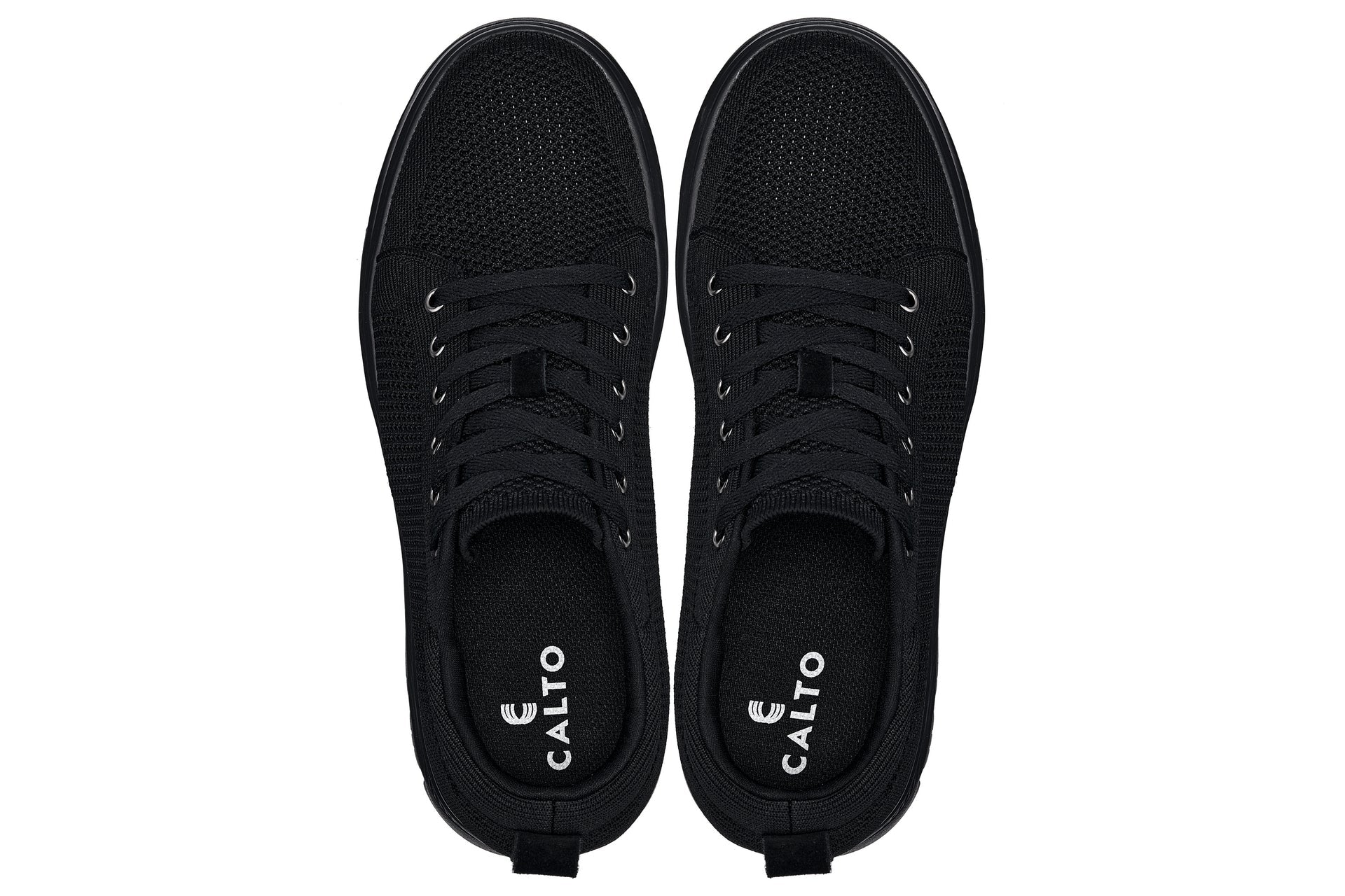 X2320 - 2.4 Inches Taller (Black/Black Sole) - Lace Up Casual Men's Sneakers - Image 4