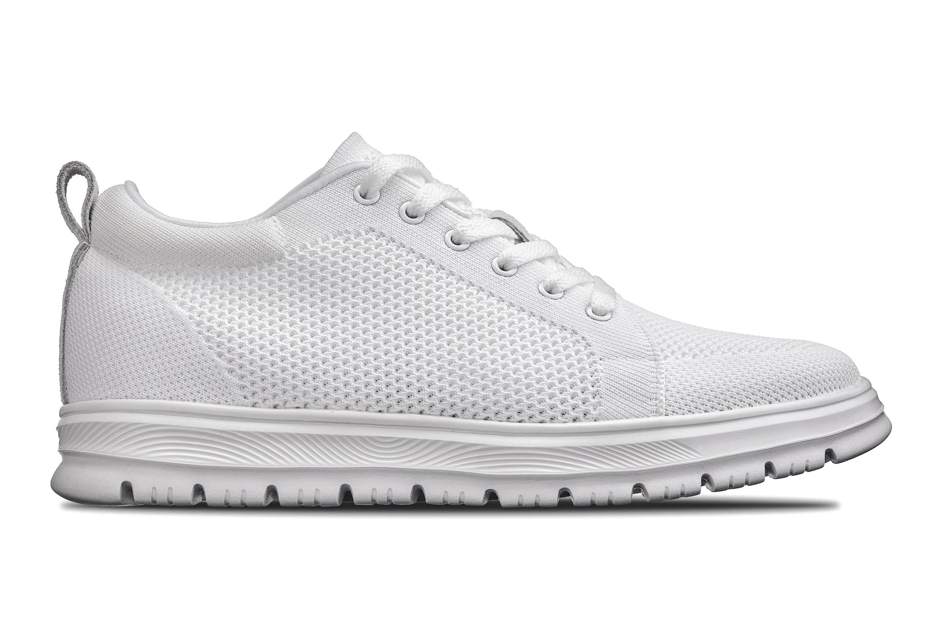 X2321 - 2.4 Inches Taller (White/White Sole) - Lace Up Men's Casual Sneakers - Image 2
