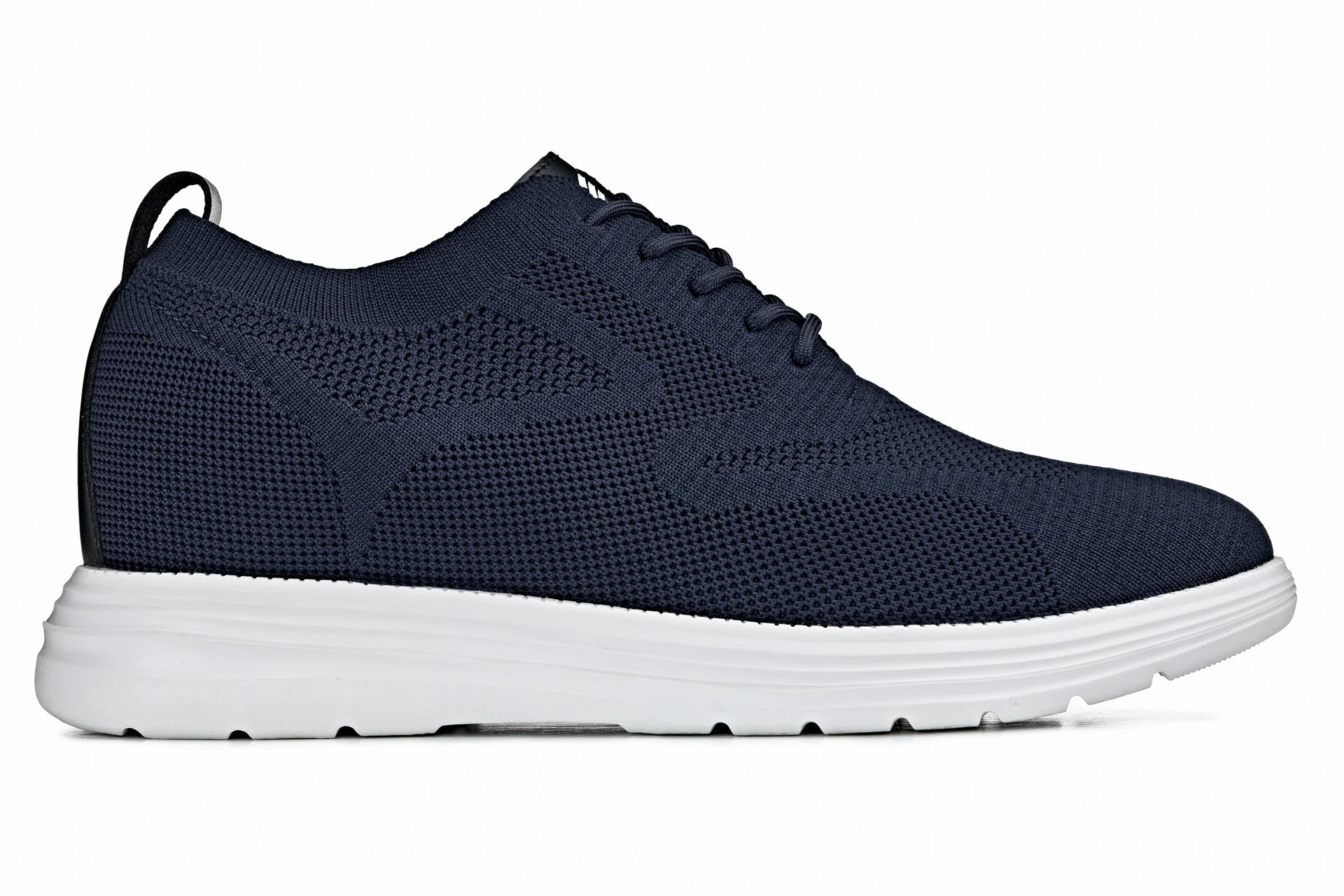X2634 - 2.8 Inches Taller (Night Blue) - Lace Up Casual Men's Walker Shoes - Image 2