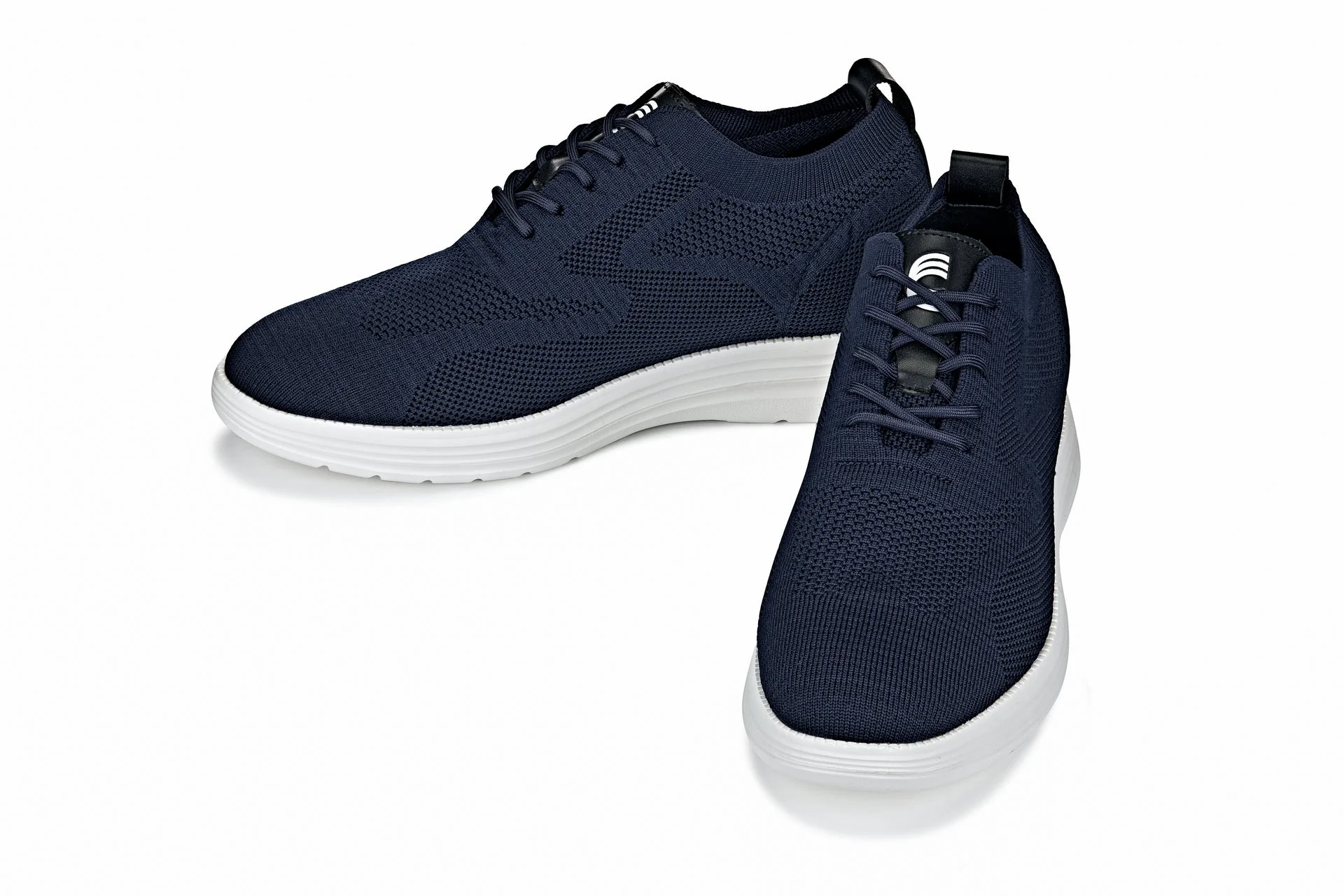 X2634 - 2.8 Inches Taller (Night Blue) - Lace Up Casual Men's Walker Shoes - Image 5