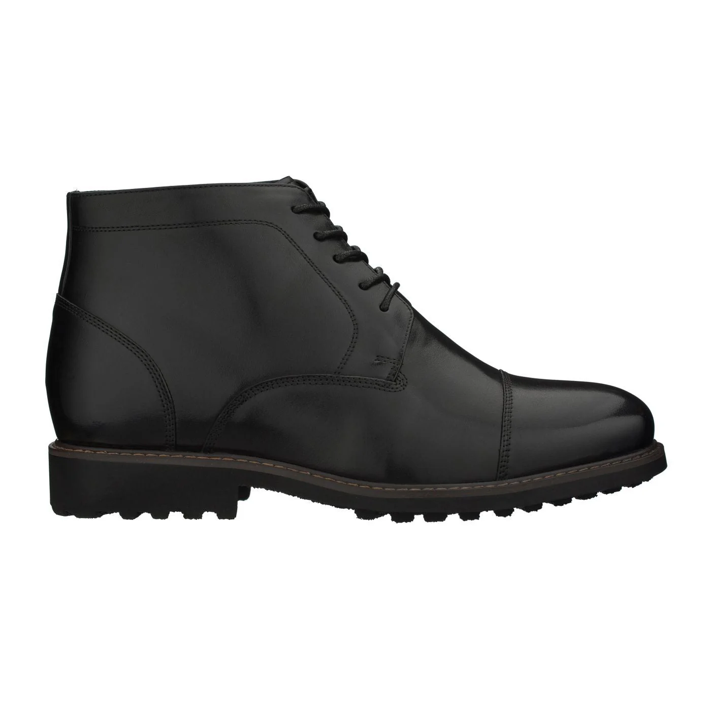 Y41080 - 3.2 Inches Taller (Black) - Men's Boots - Image 2