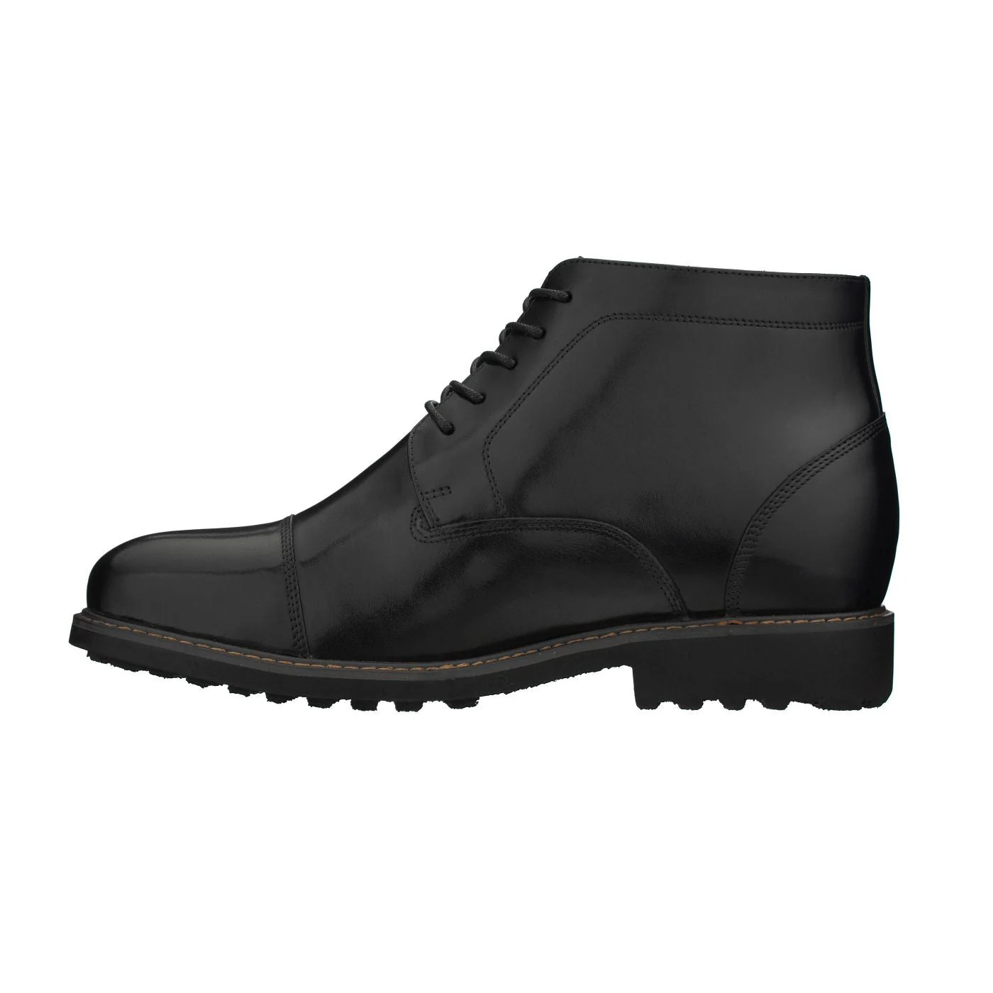 Y41080 - 3.2 Inches Taller (Black) - Men's Boots - Image 3