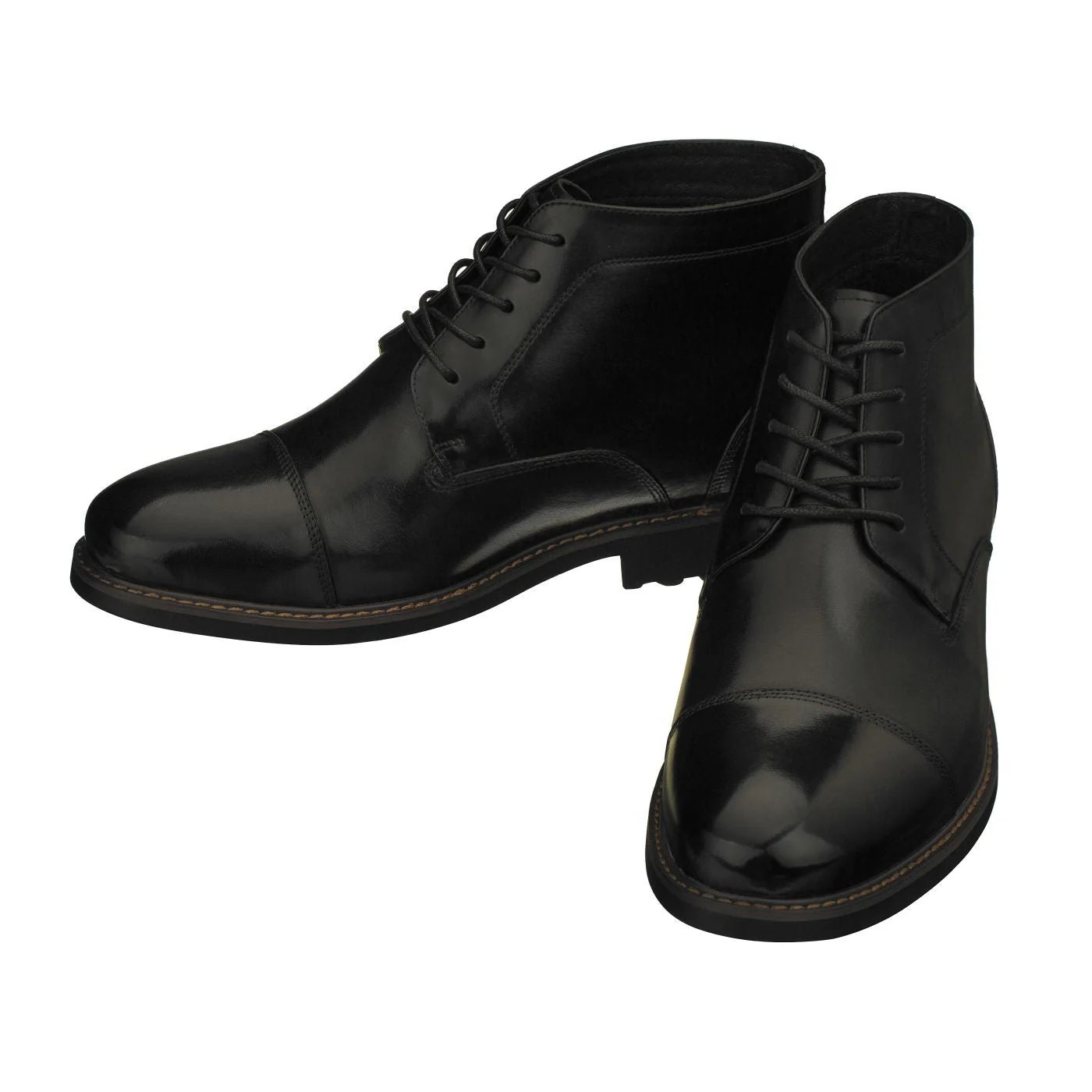 Y41080 - 3.2 Inches Taller (Black) - Men's Boots - Image 4