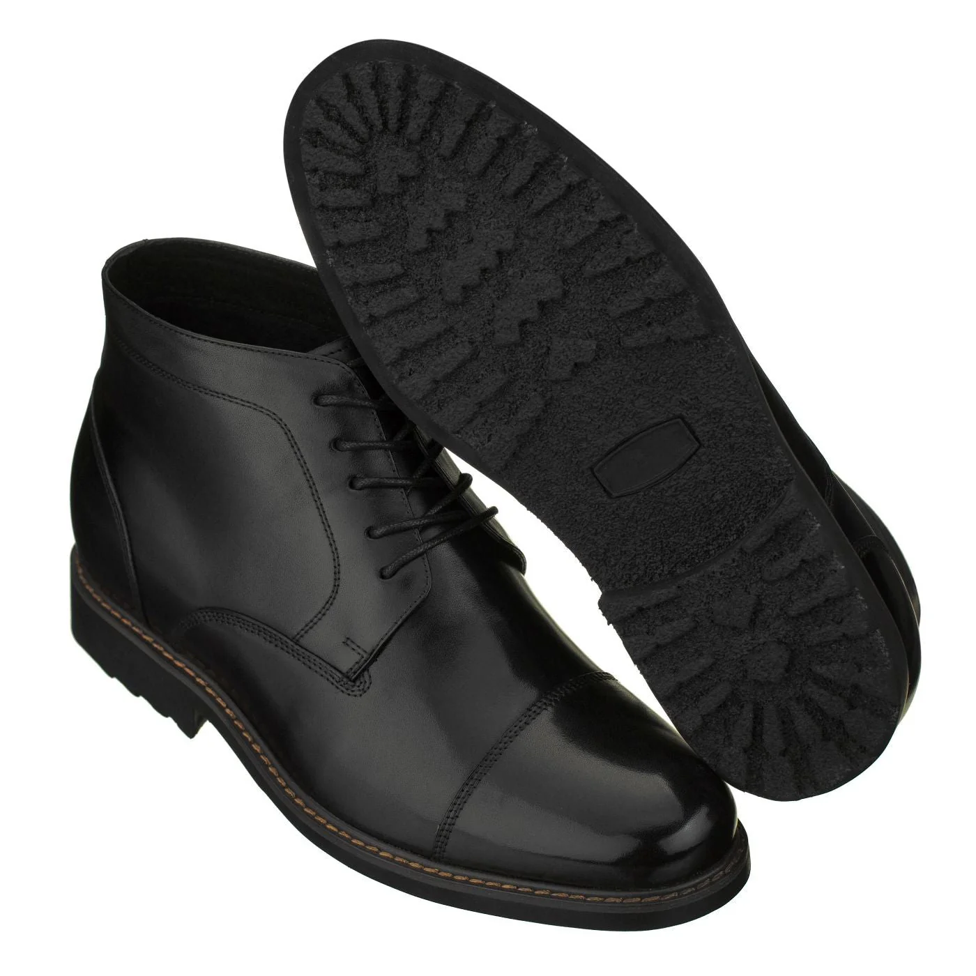 Y41080 - 3.2 Inches Taller (Black) - Men's Boots - Image 5