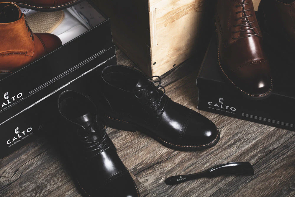 Y41083 - 3.2 Inches Taller (Black) - Lace Up Casual Men's Boots - Image 6