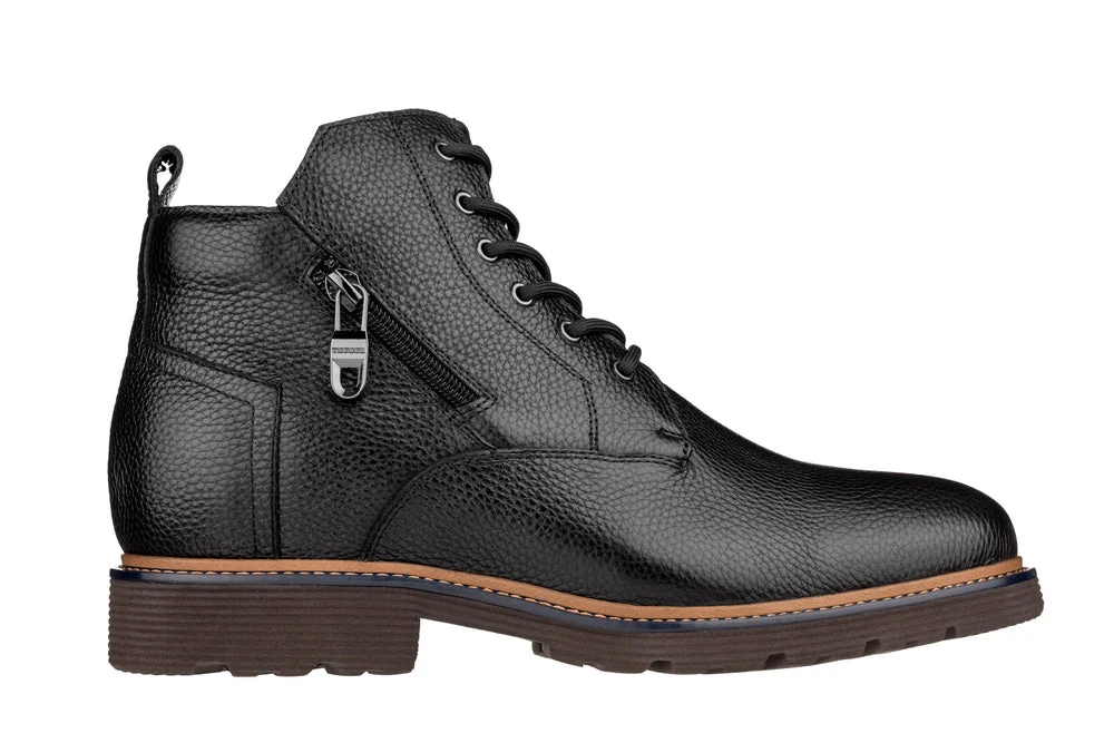 Y42071 - 2.8 Inches Taller (Black) - Dressy Casual Men's Boots - Image 2