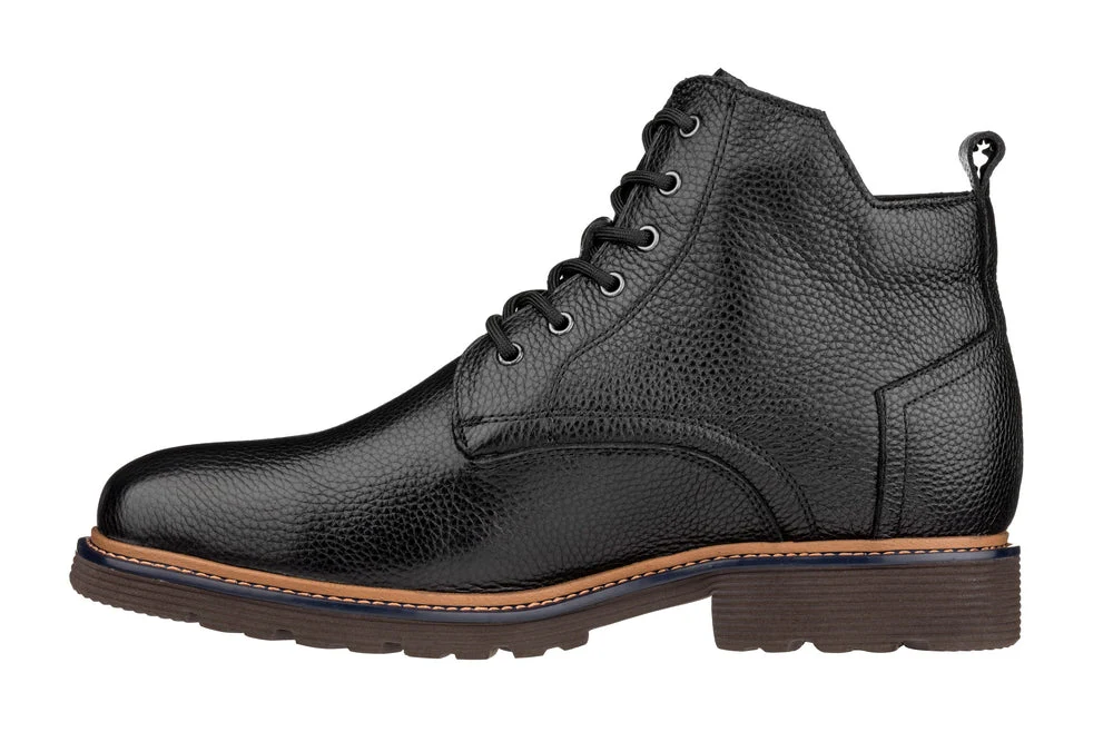 Y42071 - 2.8 Inches Taller (Black) - Dressy Casual Men's Boots - Image 3
