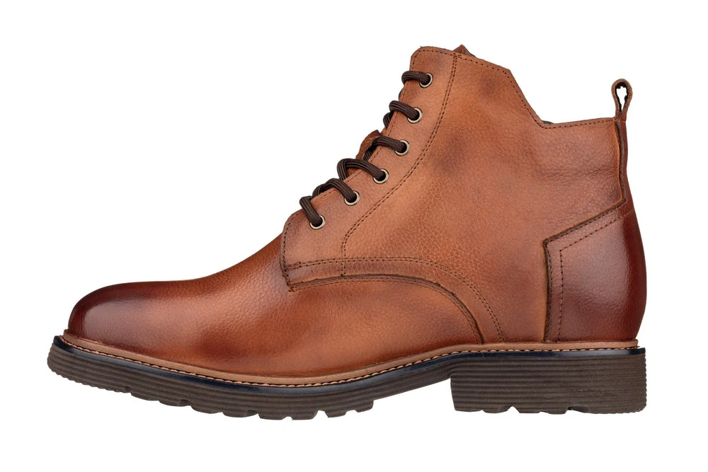 Y42072 - 2.8 Inches Taller (Brown) - Dressy Casual Men's Boots - Image 3