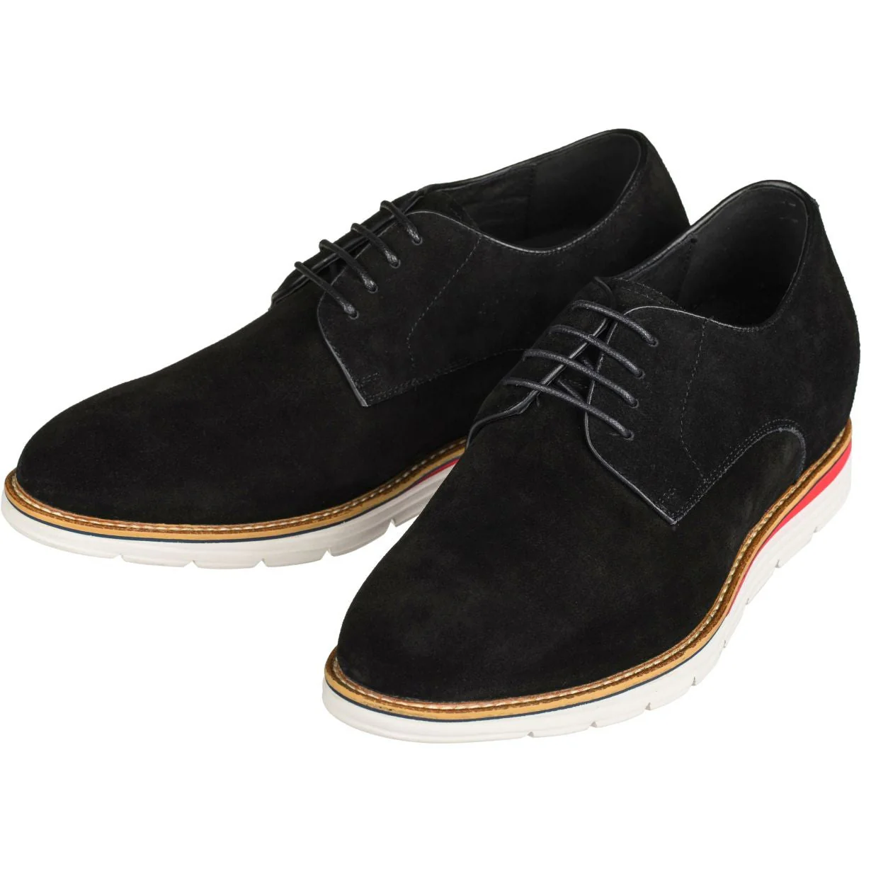 Y4222 - 3.2 Inches Taller (Nubuck Black) - Men's Shoes - Image 4